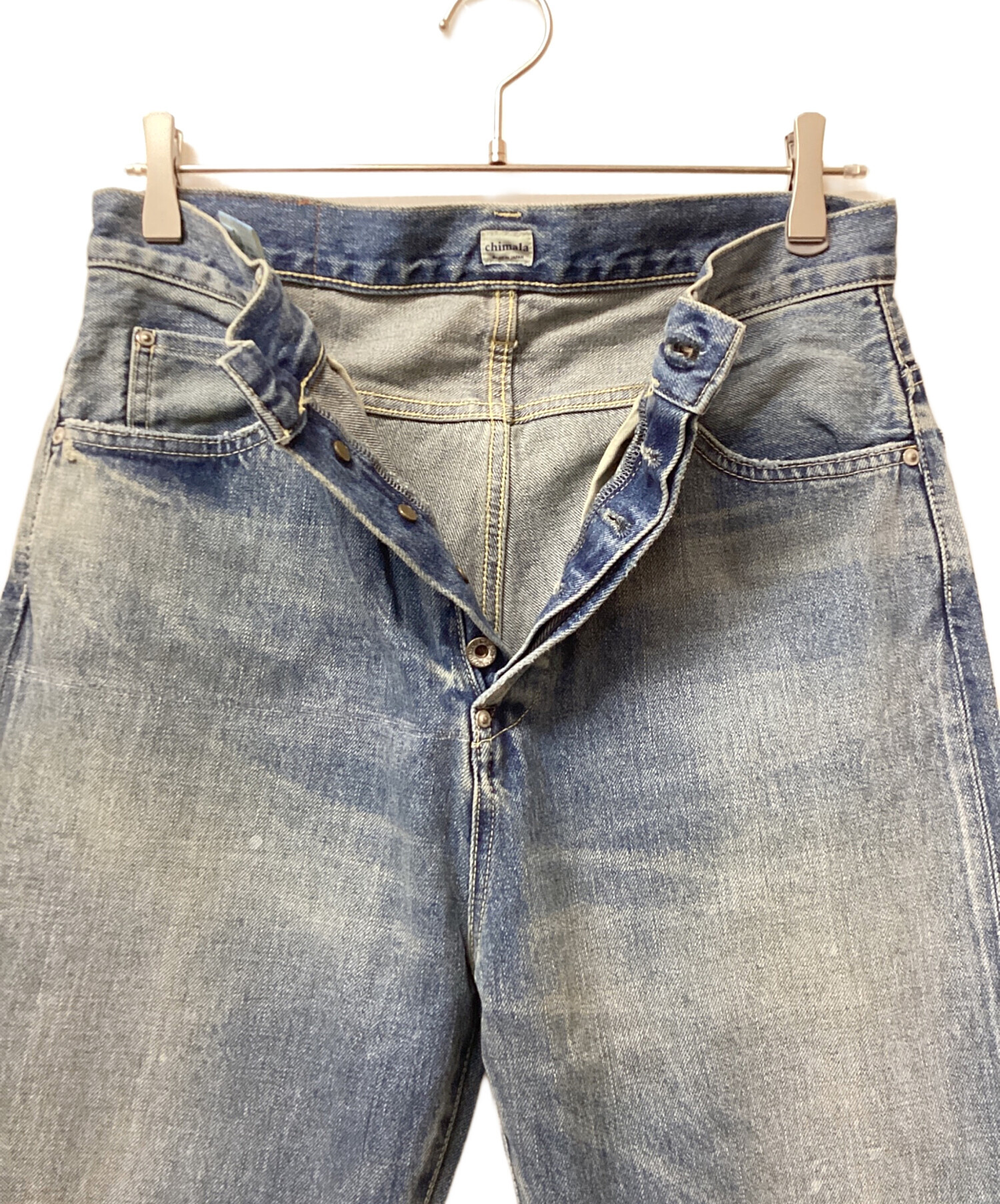 中古・古着通販】chimala (チマラ) DENIM BAGGY CUT ブルー サイズ:24
