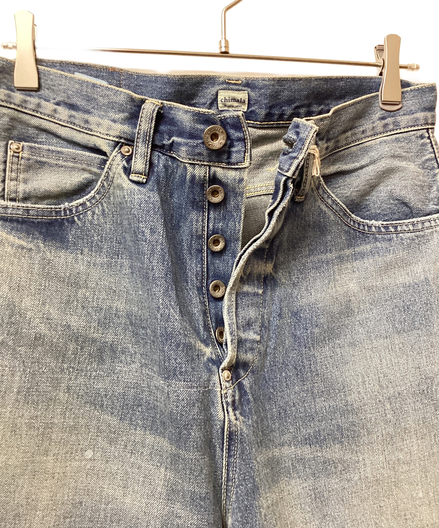 中古・古着通販】chimala (チマラ) DENIM BAGGY CUT ブルー サイズ:24