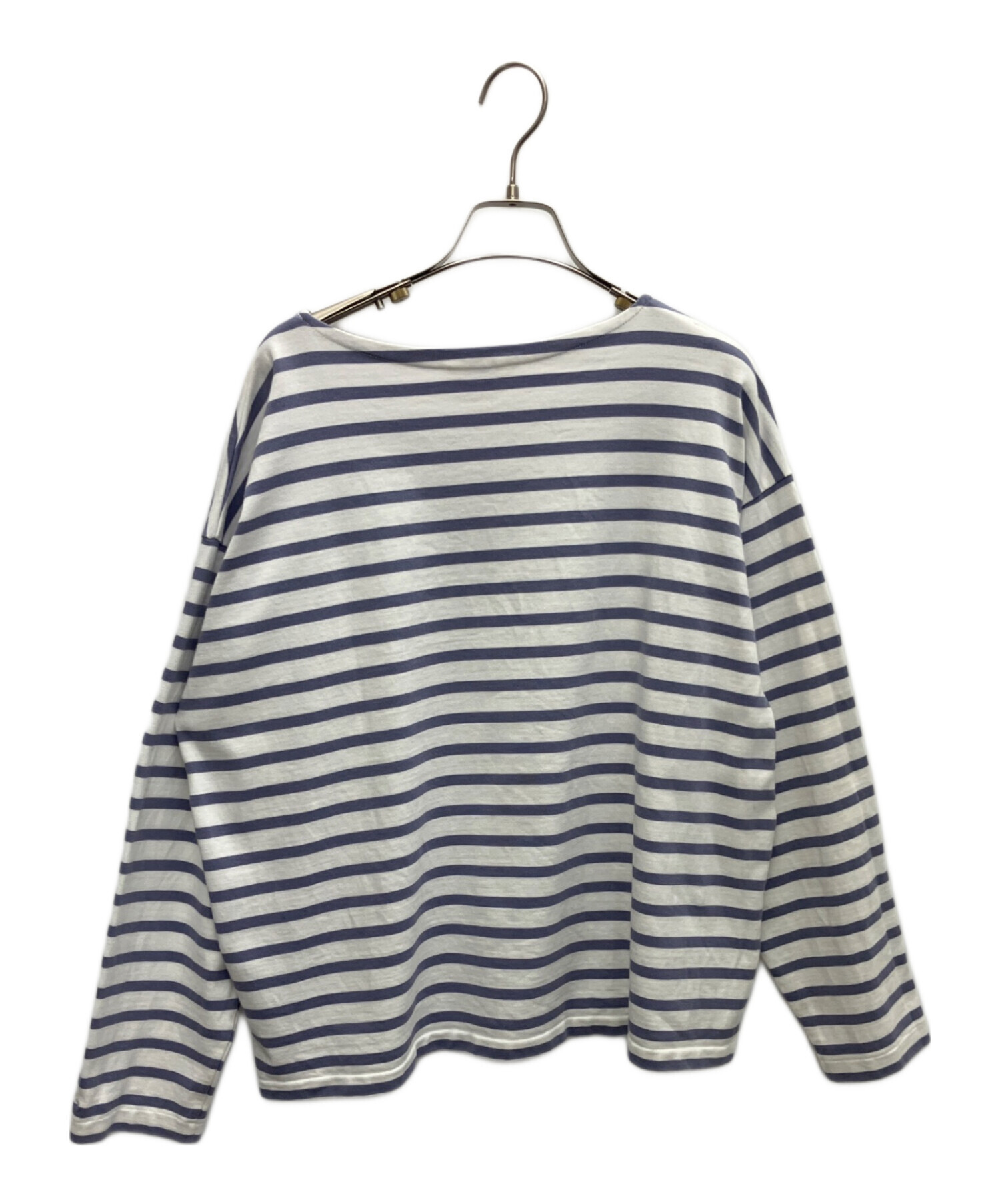 ※ゆきんこ※AURALEE×IENA ボートネックTシャツ ボーダー オーラリー ボーダー柄ボートネックオーバーサイズ長袖Tシャツ ロンT