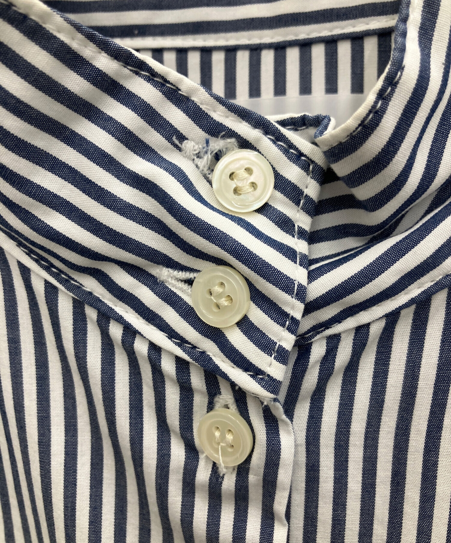 中古・古着通販】SETTO (セット) OKKAKE SHIRT ストライプシャツ 