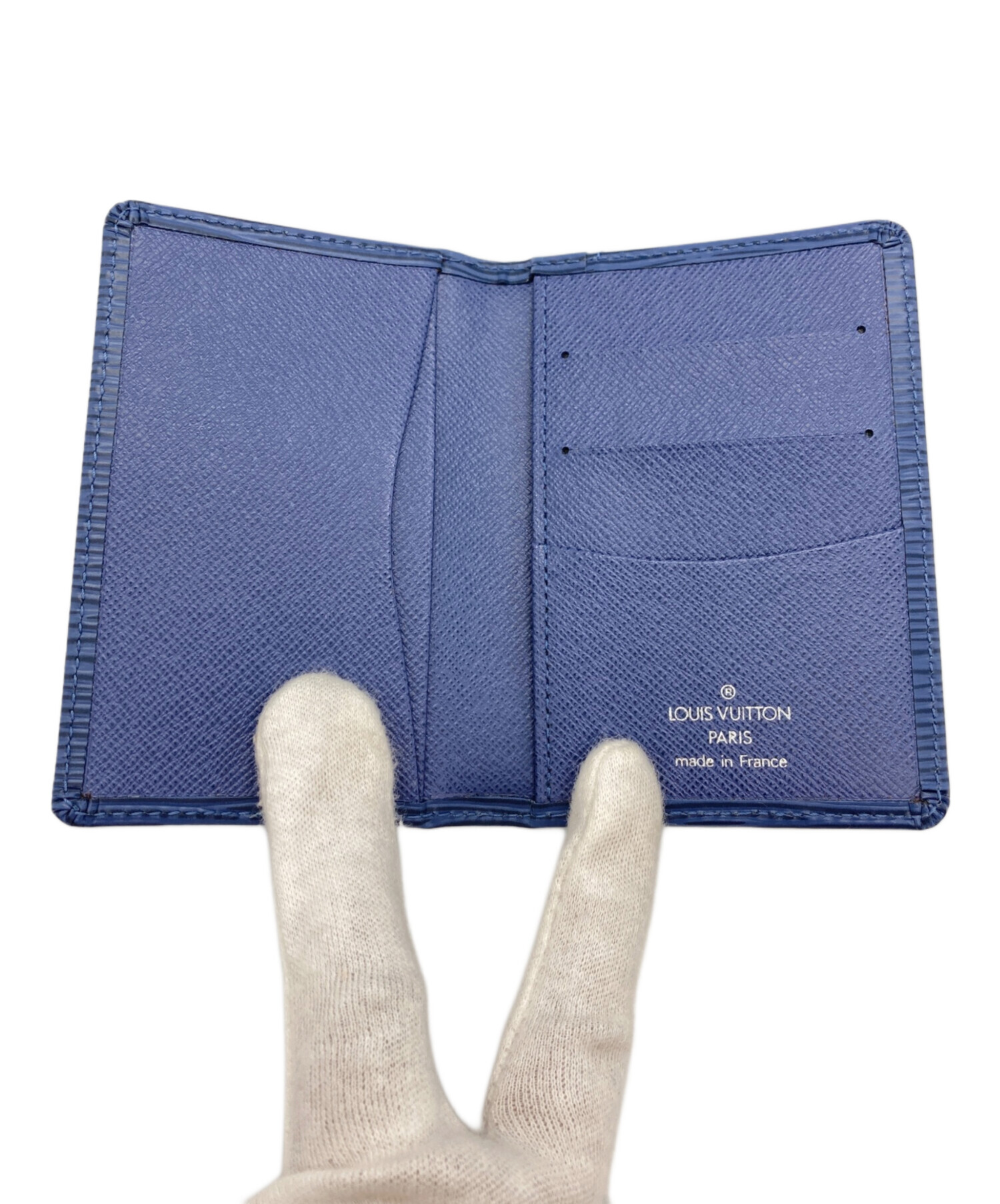 中古・古着通販】LOUIS VUITTON (ルイ ヴィトン) カードケース ブルー