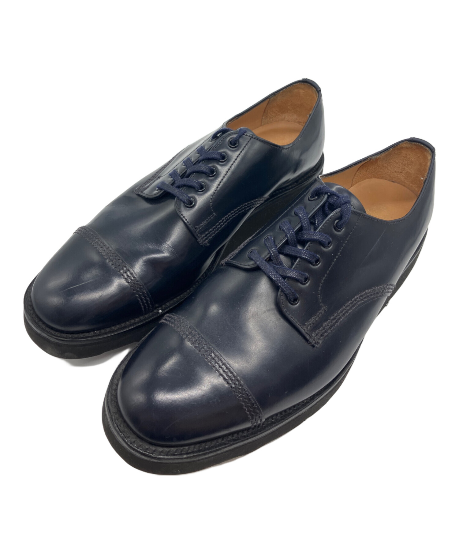 中古・古着通販】SANDERS (サンダース) レザーシューズ ネイビー