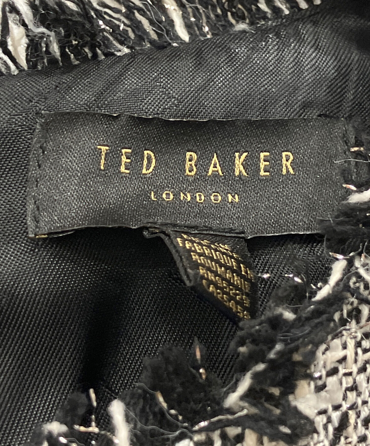 中古・古着通販】TED BAKER (テッドベーカー) ツイードワンピース