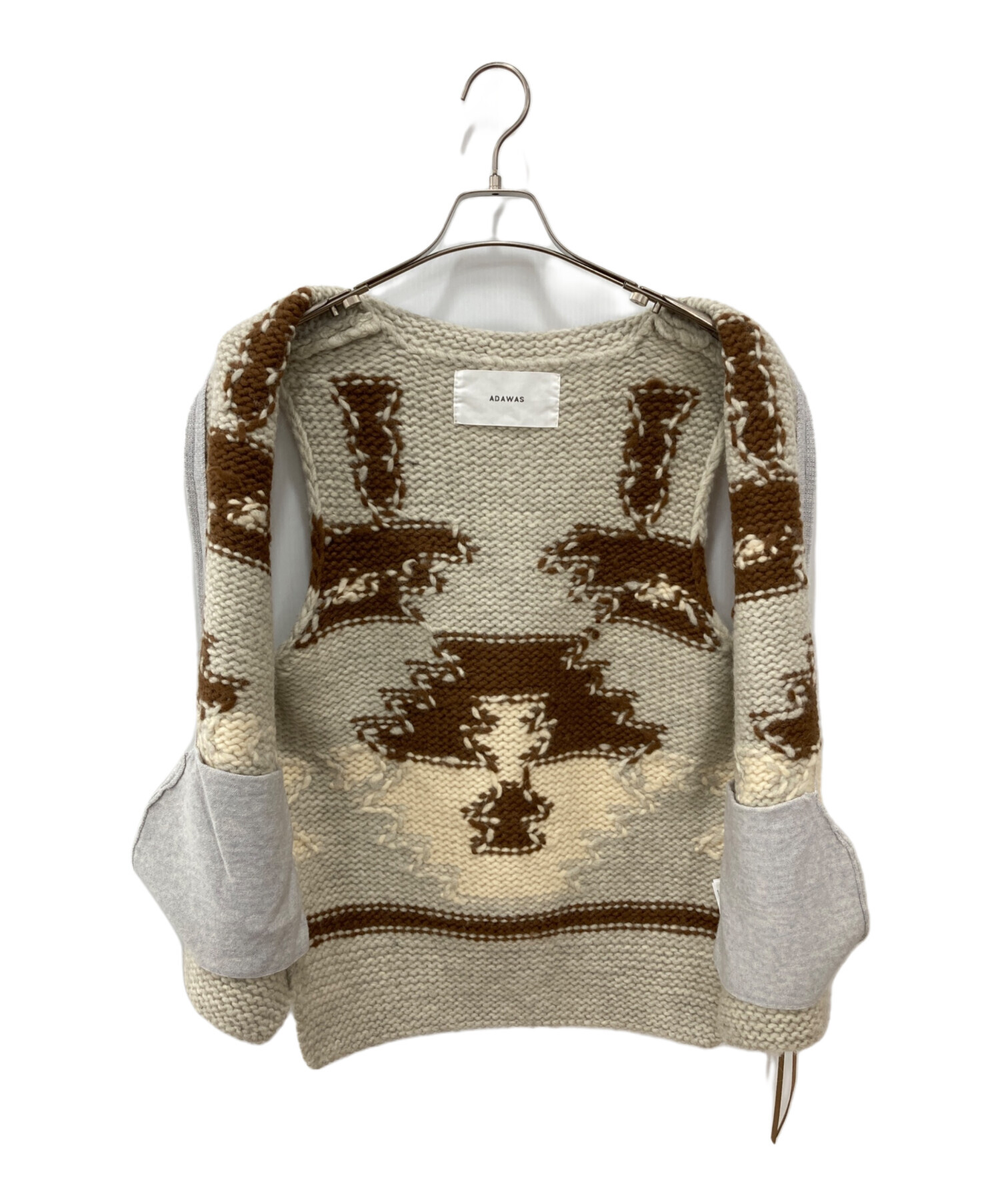 中古・古着通販】ADAWAS (アダワス) カウチンジップベスト ライト