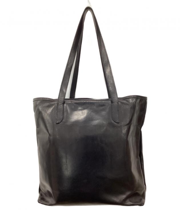 GANZO ガンゾ SACCHETTO4 サケット4 レザートートバッグ　黒 中古・古着通販】GANZO (ガンゾ) SACCHETTO4 レザートートバッグ