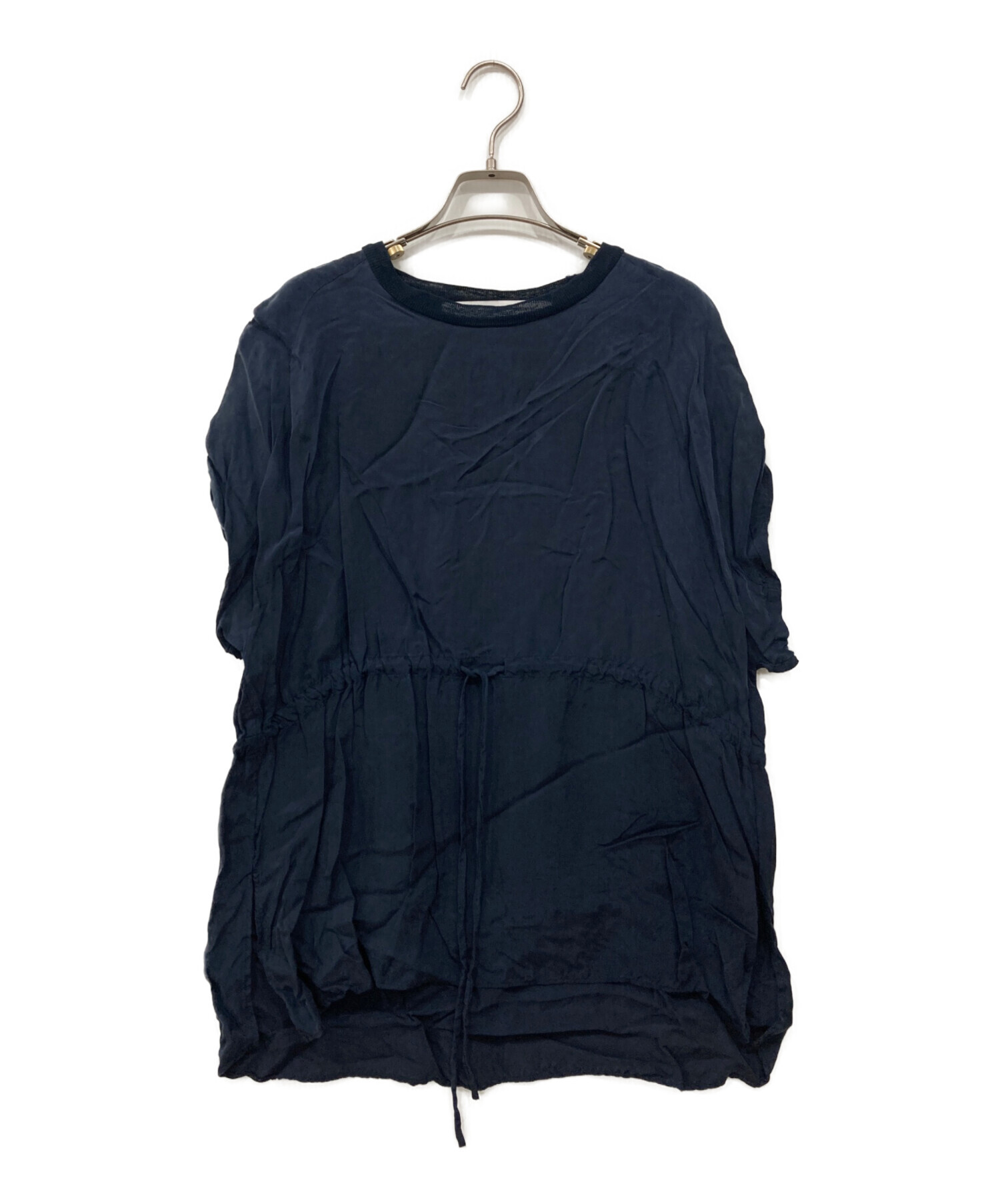 中古・古着通販】TICCA (ティッカ) ノースリーブブラウス ネイビー 