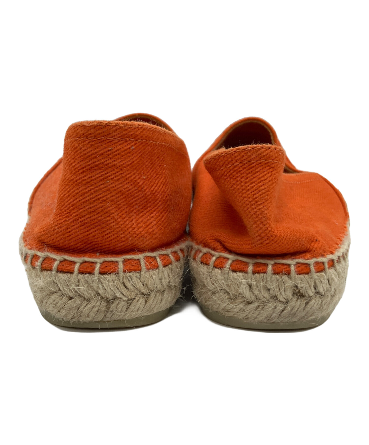 中古・古着通販】PRADA (プラダ) エスパドリーユ オレンジ サイズ:38