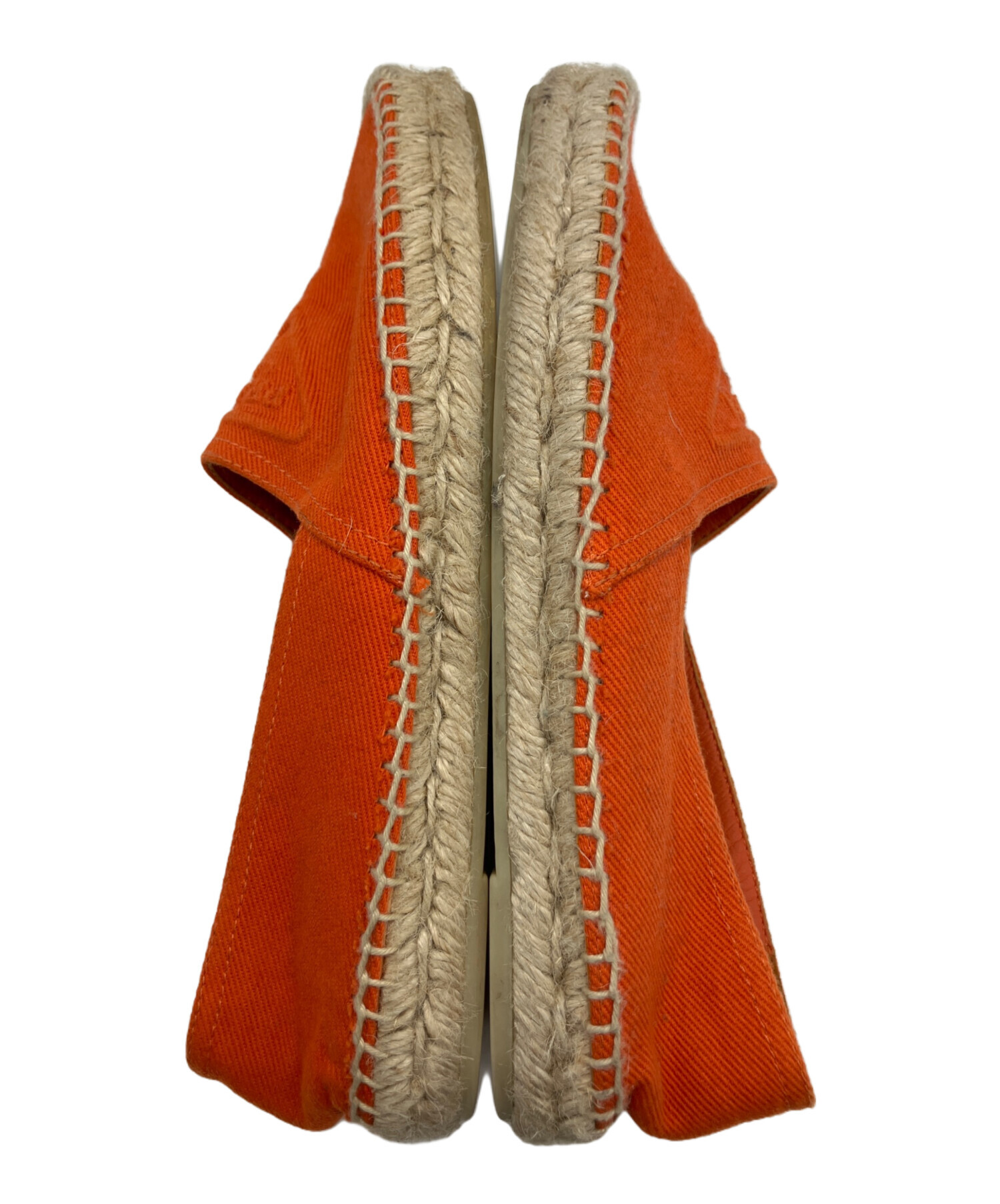 中古・古着通販】PRADA (プラダ) エスパドリーユ オレンジ サイズ:38