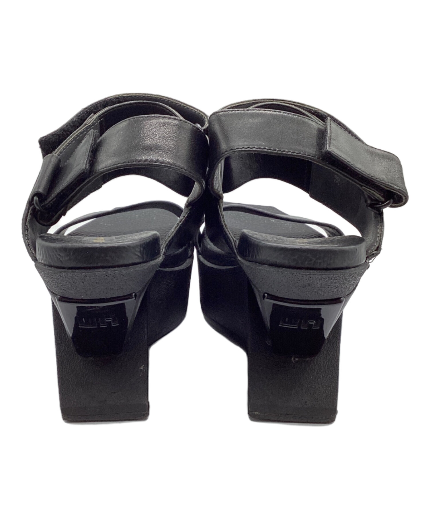 SALE！　UN3D. x UNITED NUDE サンダル ブラック 38 中古・古着通販】UNITED NUDE (ユナイテッドヌード) Delta Wedge