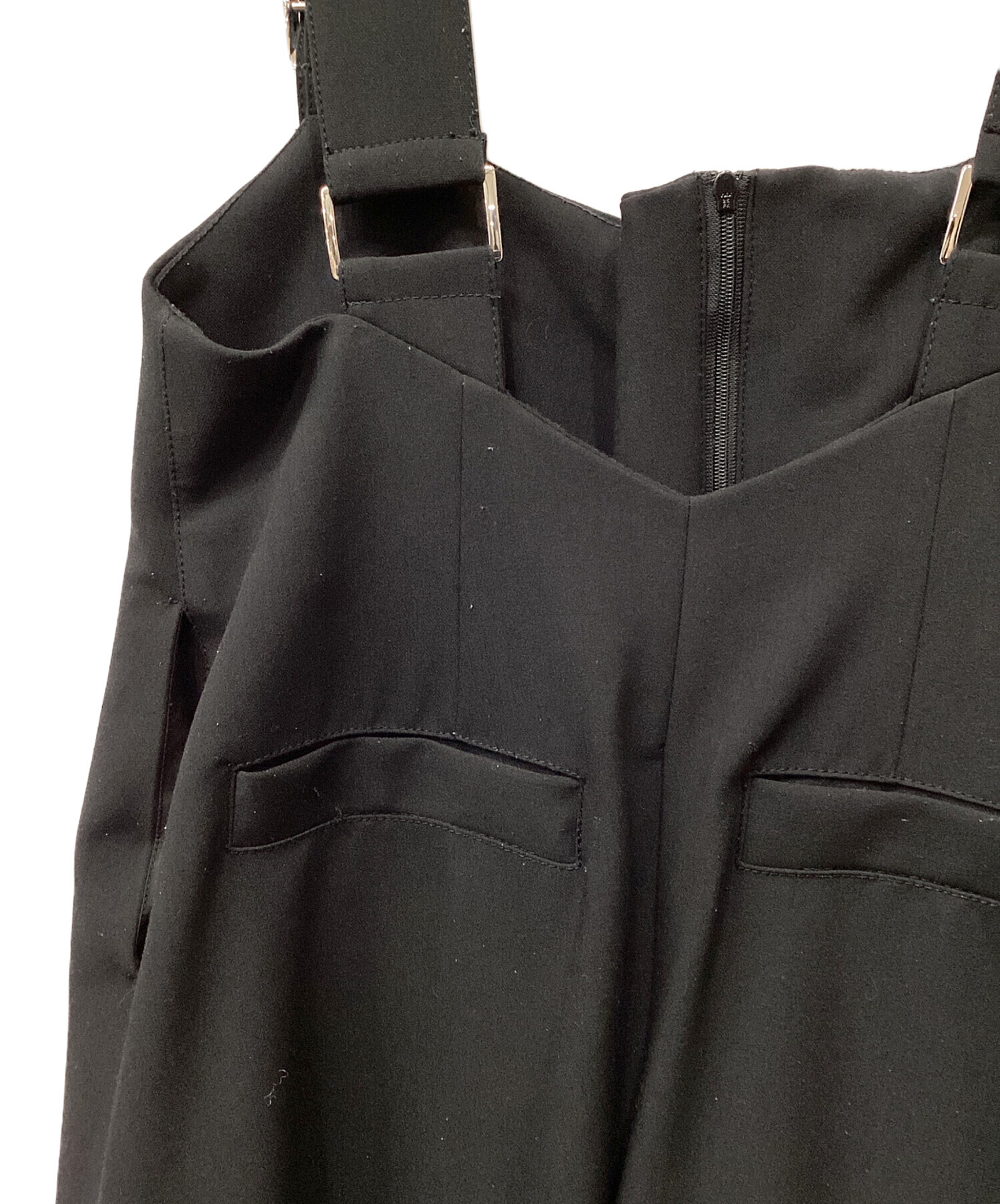 美品 OMMO COCOON SILHOUETTE AIO サロペット OMMO COCOON SILHOUETTE AIO 公式通販 サロペット ommo ブラック