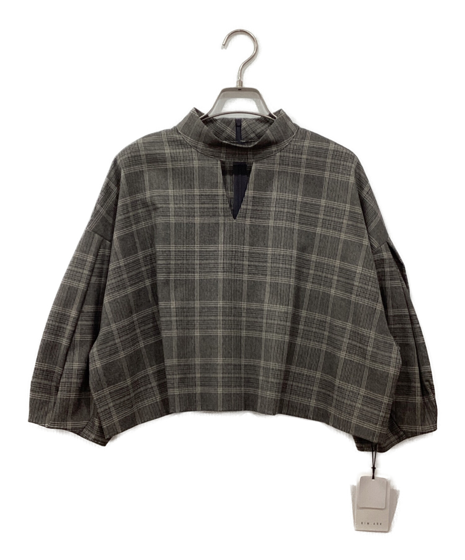 中古・古着通販】RIM.ARK (リムアーク) Stand collar short tops