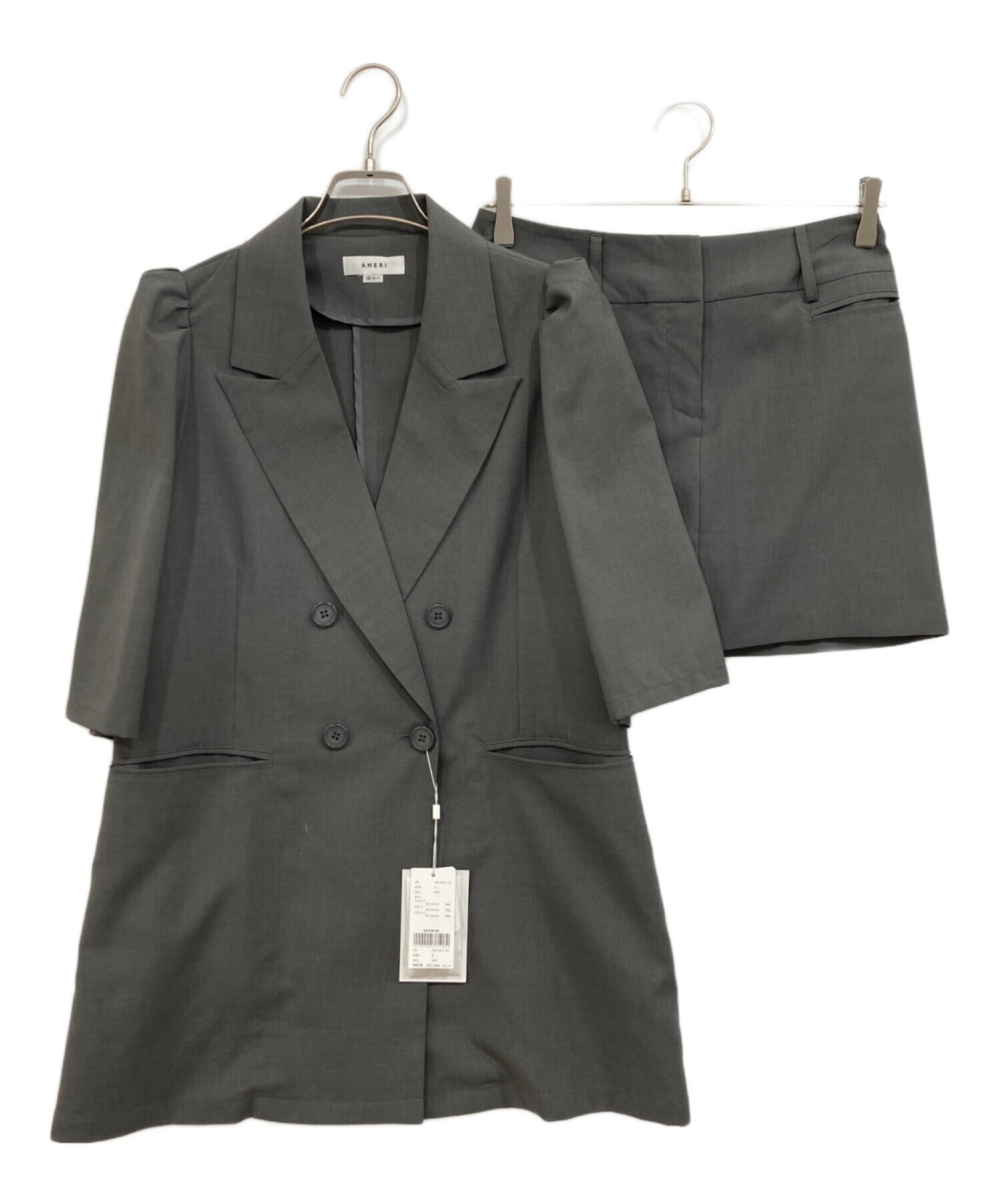中古・古着通販】Ameri (アメリ) PUFF HALF SLEEVE JACKET WITH SKIRT