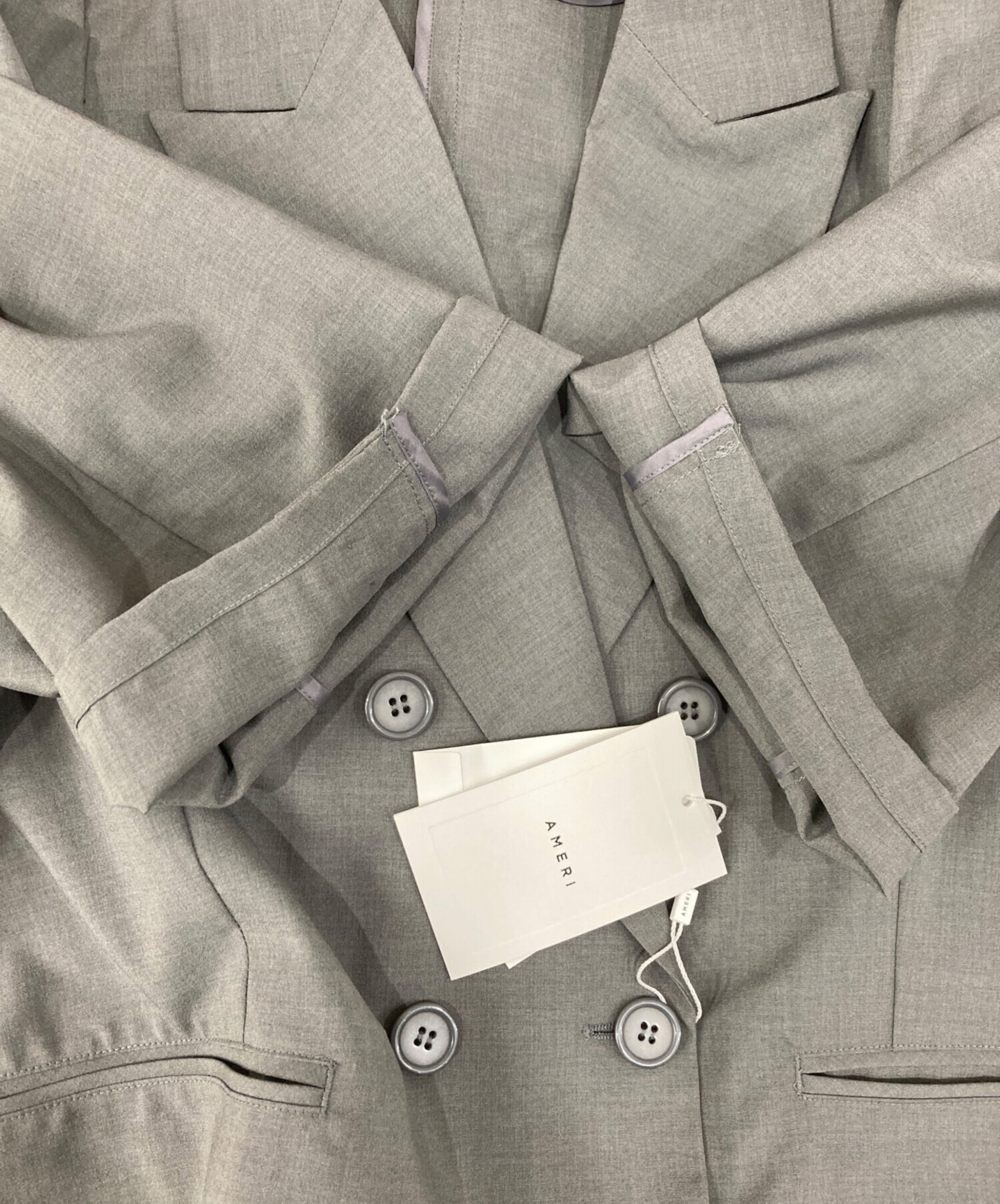 中古・古着通販】Ameri (アメリ) PUFF HALF SLEEVE JACKET WITH SKIRT
