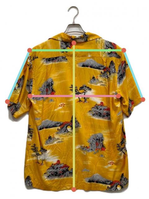 中古・古着通販】SENSHI (セイシン) アロハシャツ イエロー サイズ:L