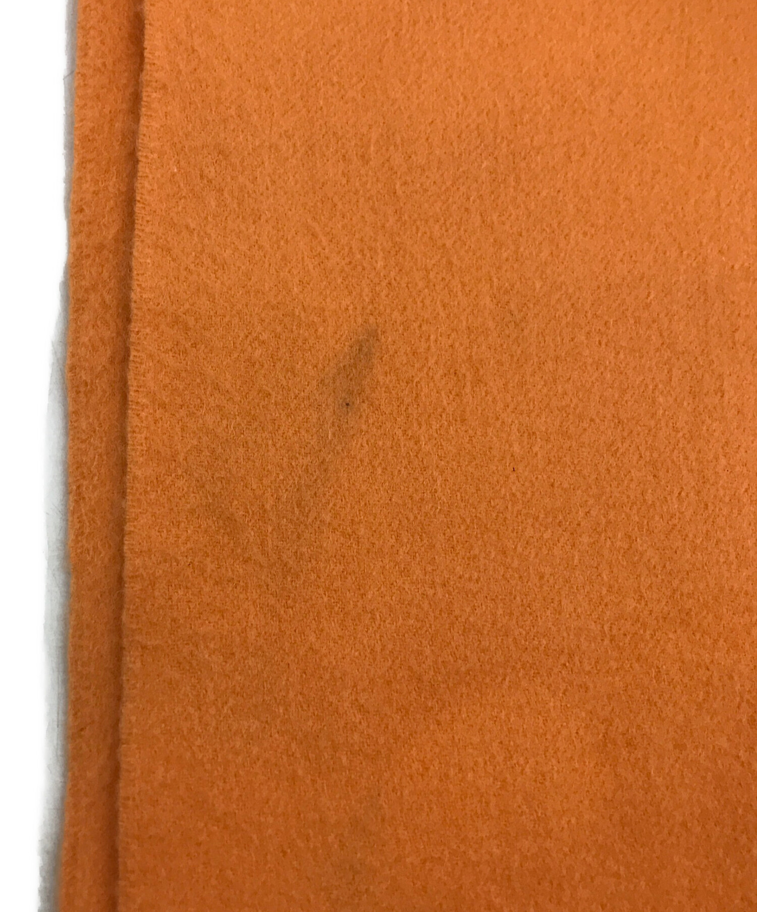 中古・古着通販】HERMES (エルメス) カシミヤ大判マフラー オレンジ