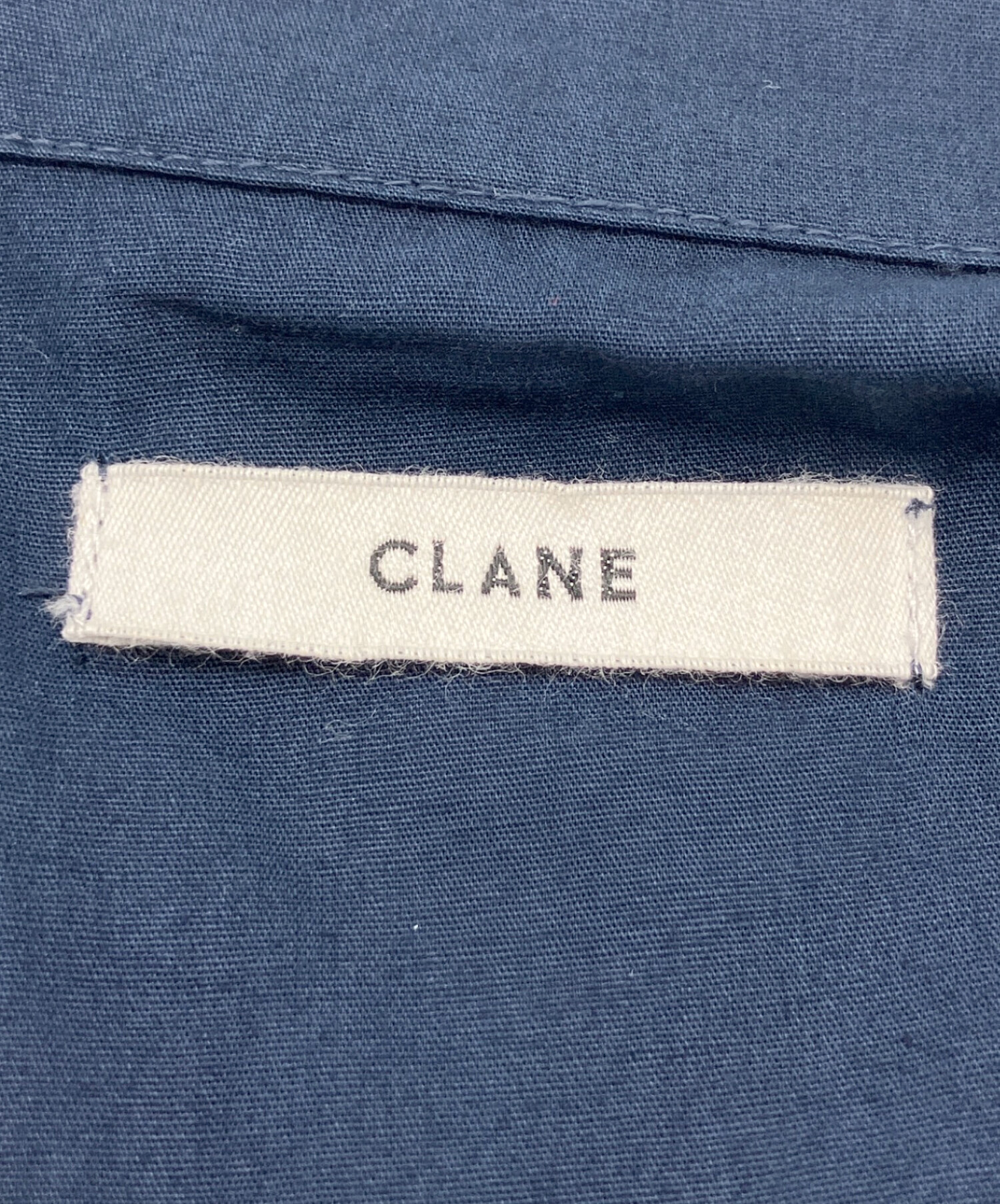 中古・古着通販】CLANE (クラネ) MILITARY LAYER PLEATS OP ネイビー