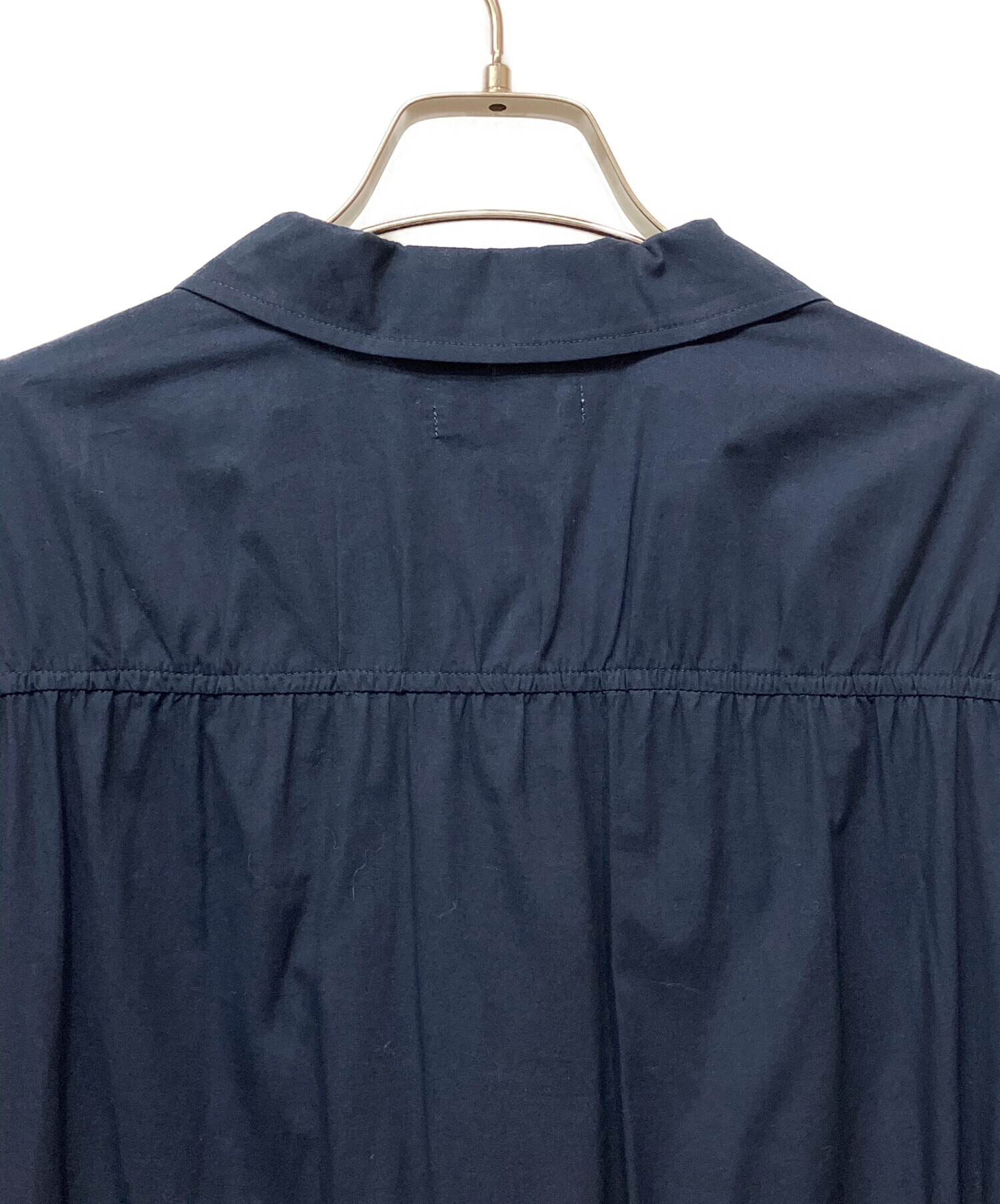 中古・古着通販】CLANE (クラネ) MILITARY LAYER PLEATS OP ネイビー