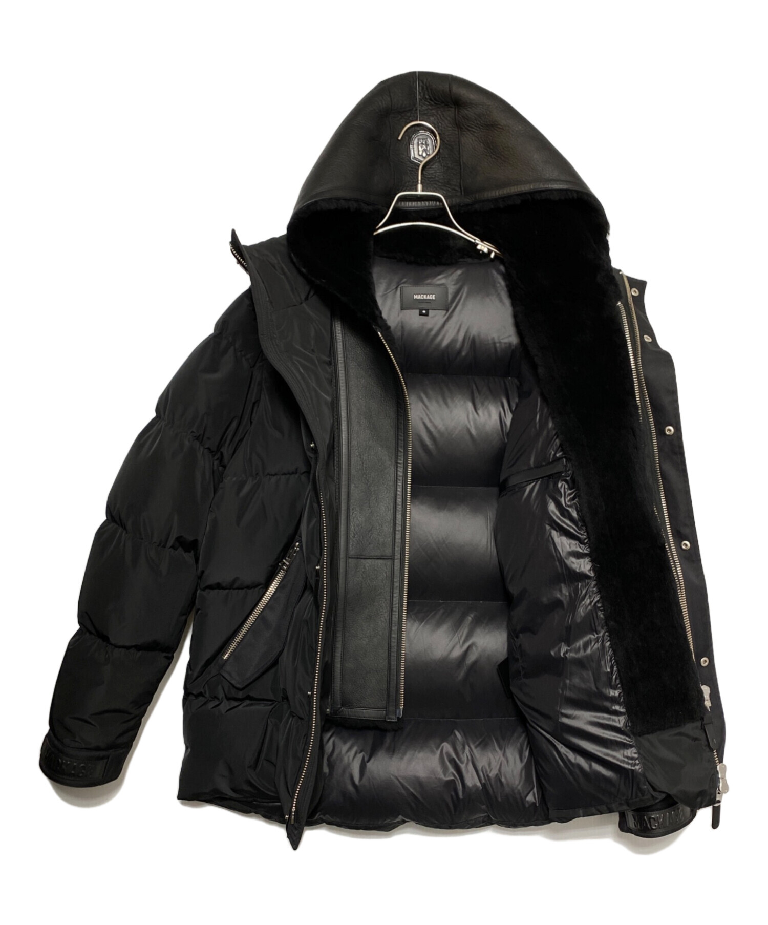 中古・古着通販】mackage (マッカージュ) RILEY ブラック サイズ:40 