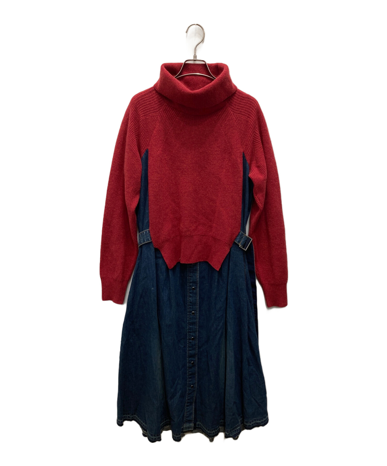 中古・古着通販】sacai (サカイ) タートルネックニットドッキング