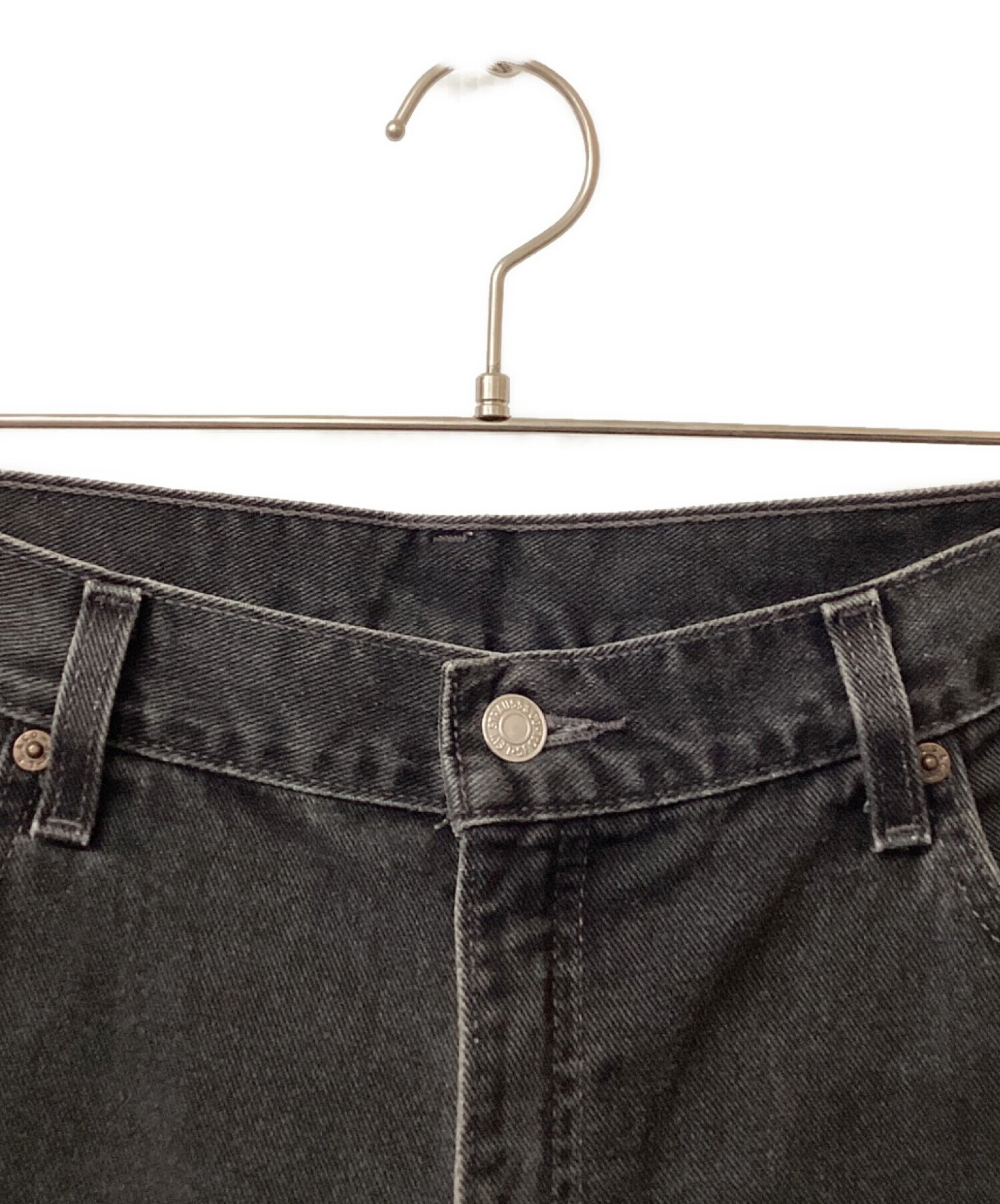 LEVI'S リーバイス デニムパンツ S 黒 【古着】【中古】【送料無料】 中古・古着通販】LEVI'S (リーバイス) 先染めブラックデニムパンツ