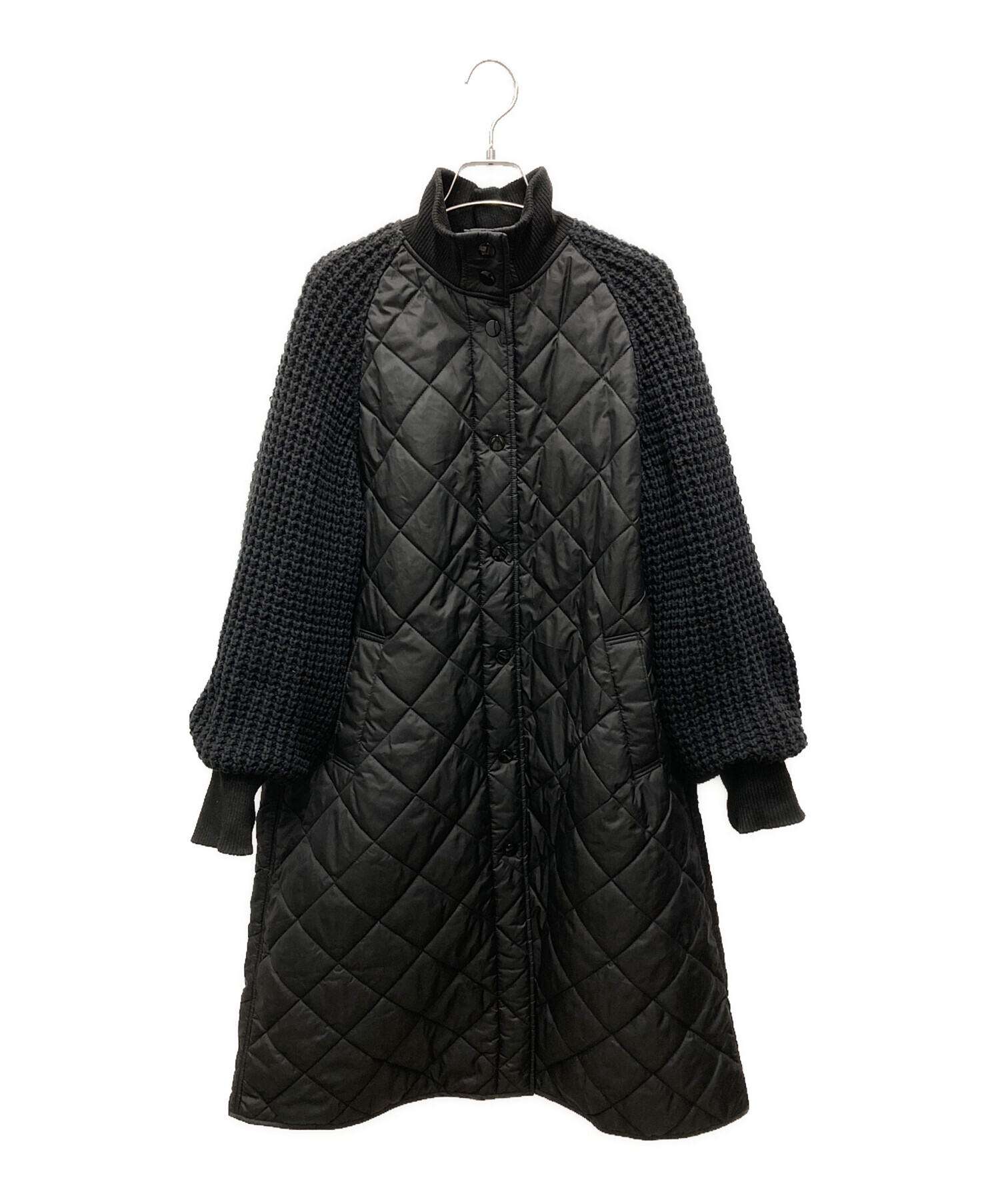 中古・古着通販】HERENCIA (ヘレンチア) キルティングニットドッキング