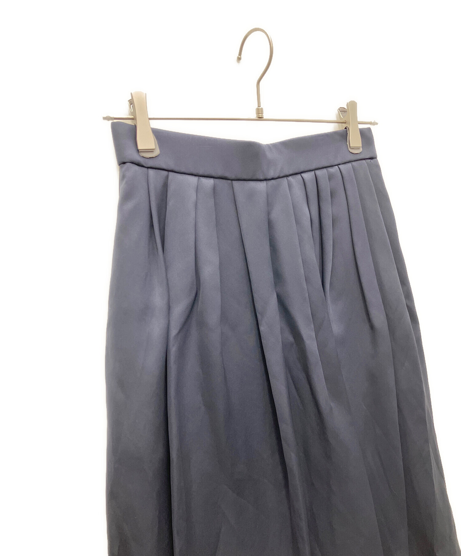 noble 割線シフォンギャザースカート　ノーブル 中古・古着通販】Noble (ノーブル) ブルームタックギャザースカート