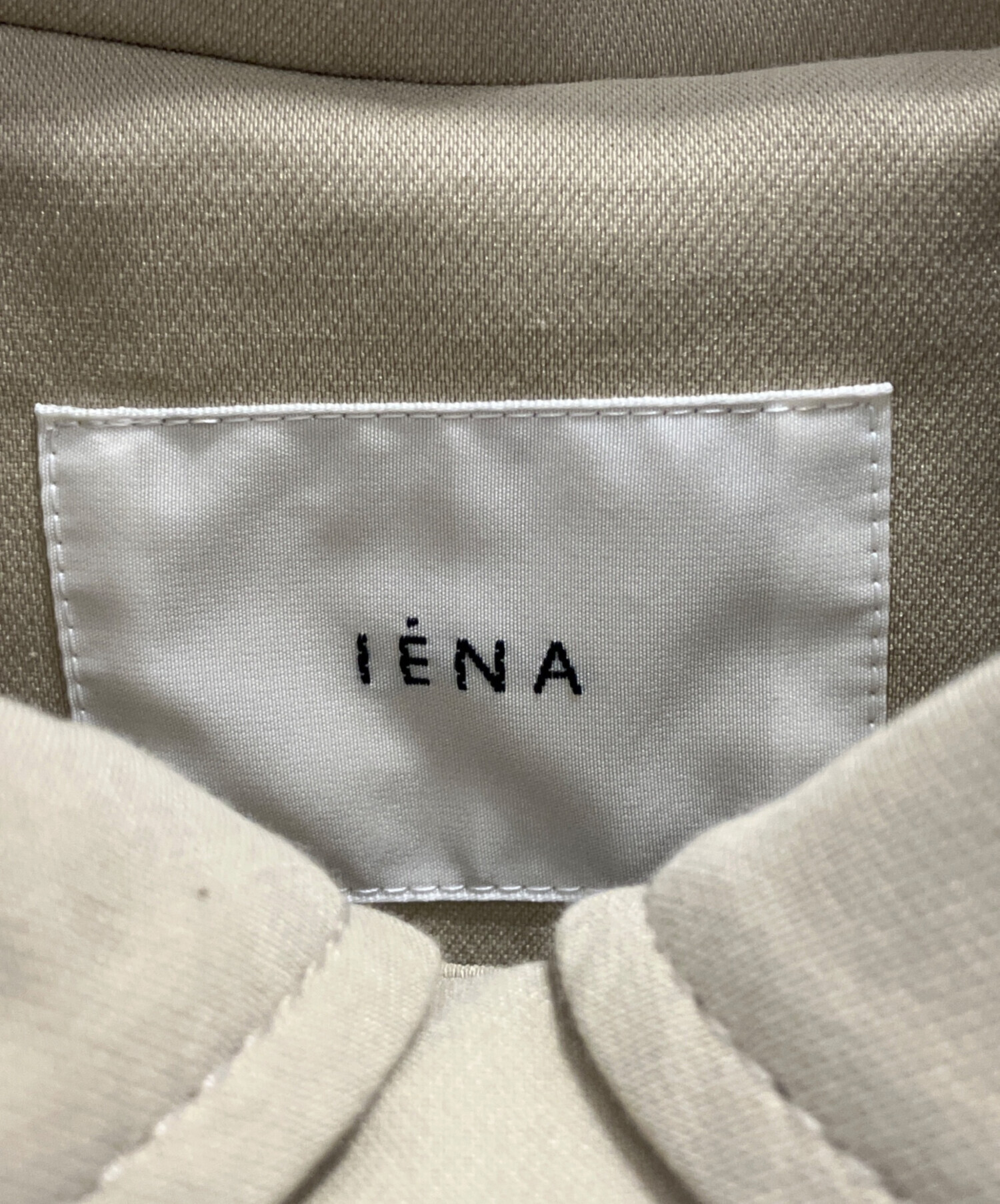 中古・古着通販】IENA (イエナ) トリプルクロスフードコート ベージュ