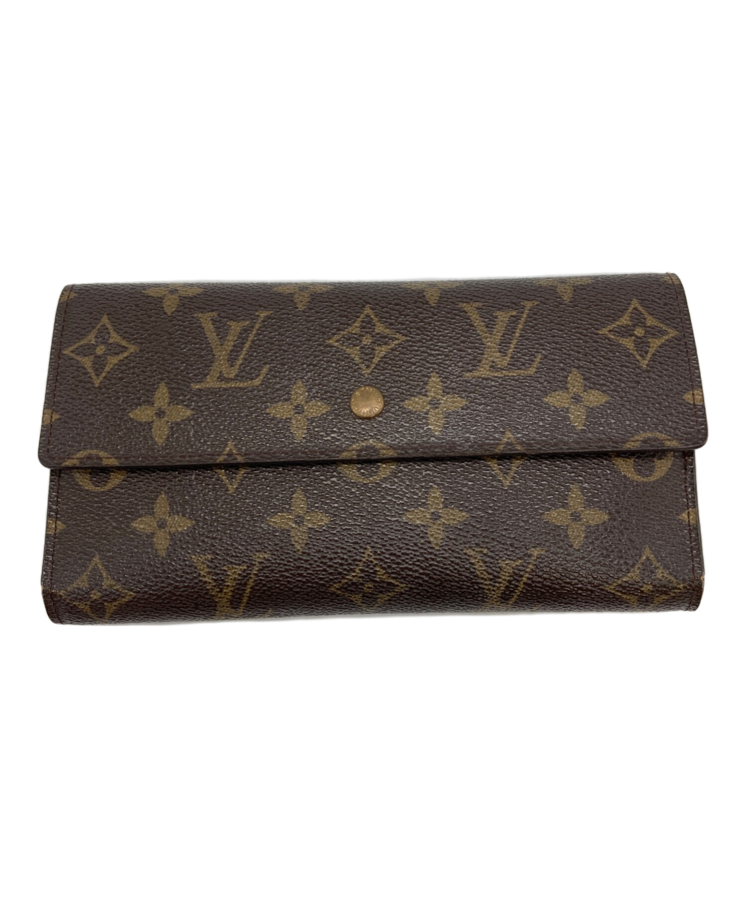 中古・古着通販】LOUIS VUITTON (ルイ ヴィトン) 長財布 ブラウン