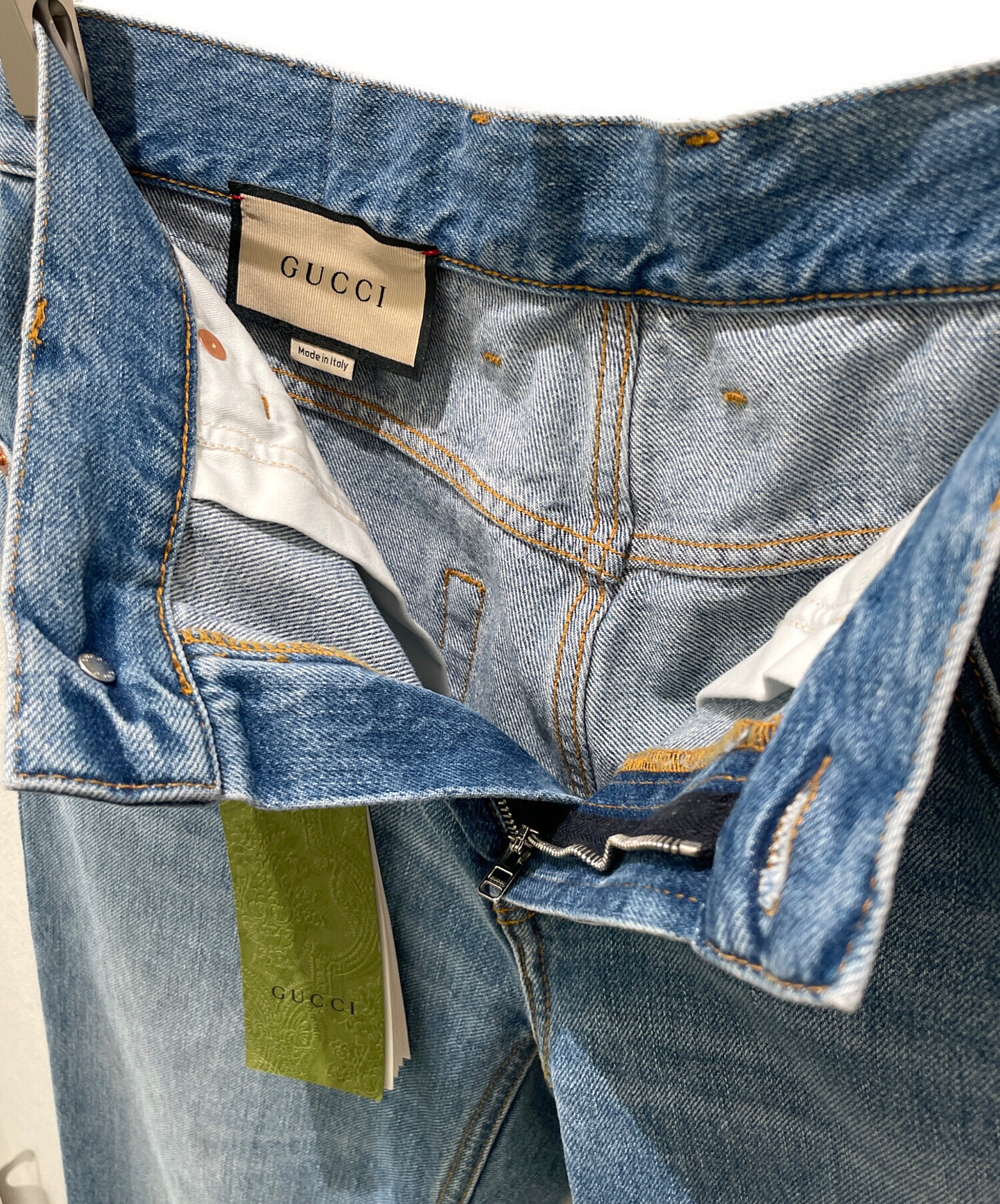 中古・古着通販】GUCCI (グッチ) ホースビットデニムパンツ インディゴ 