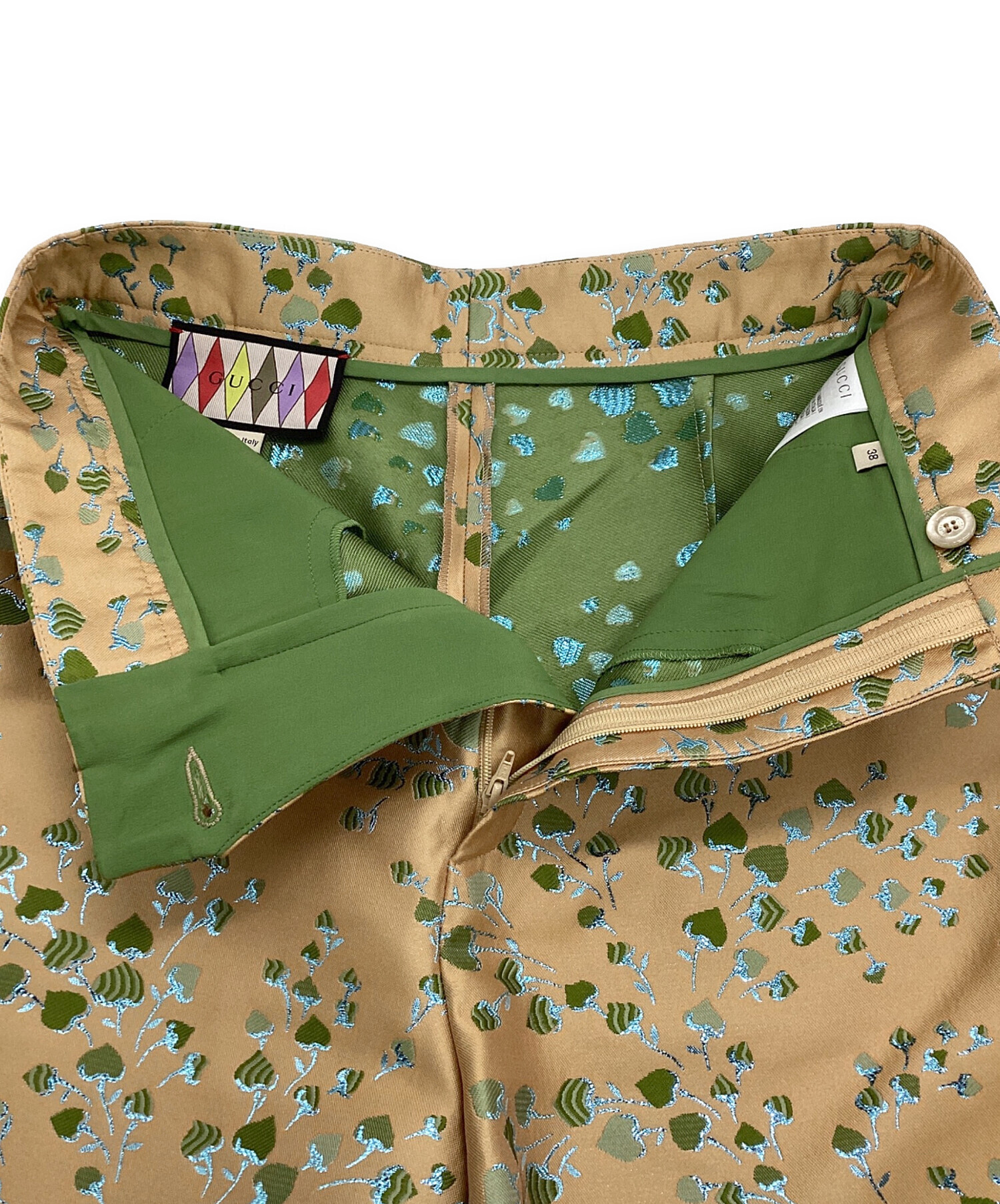 中古・古着通販】GUCCI (グッチ) ハイウエストショートパンツ ベージュ