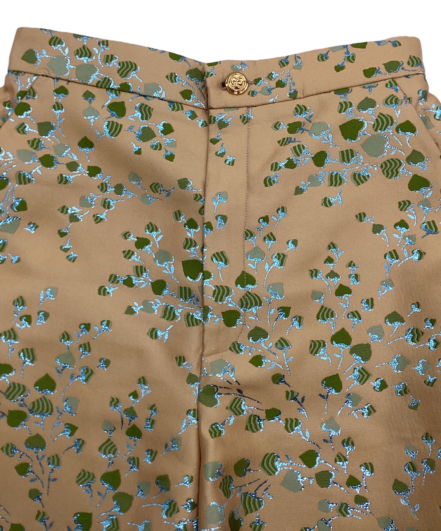 中古・古着通販】GUCCI (グッチ) ハイウエストショートパンツ ベージュ