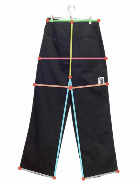 中古・古着通販】TENBOX (テンボックス) Work Pants ブラック サイズ:M