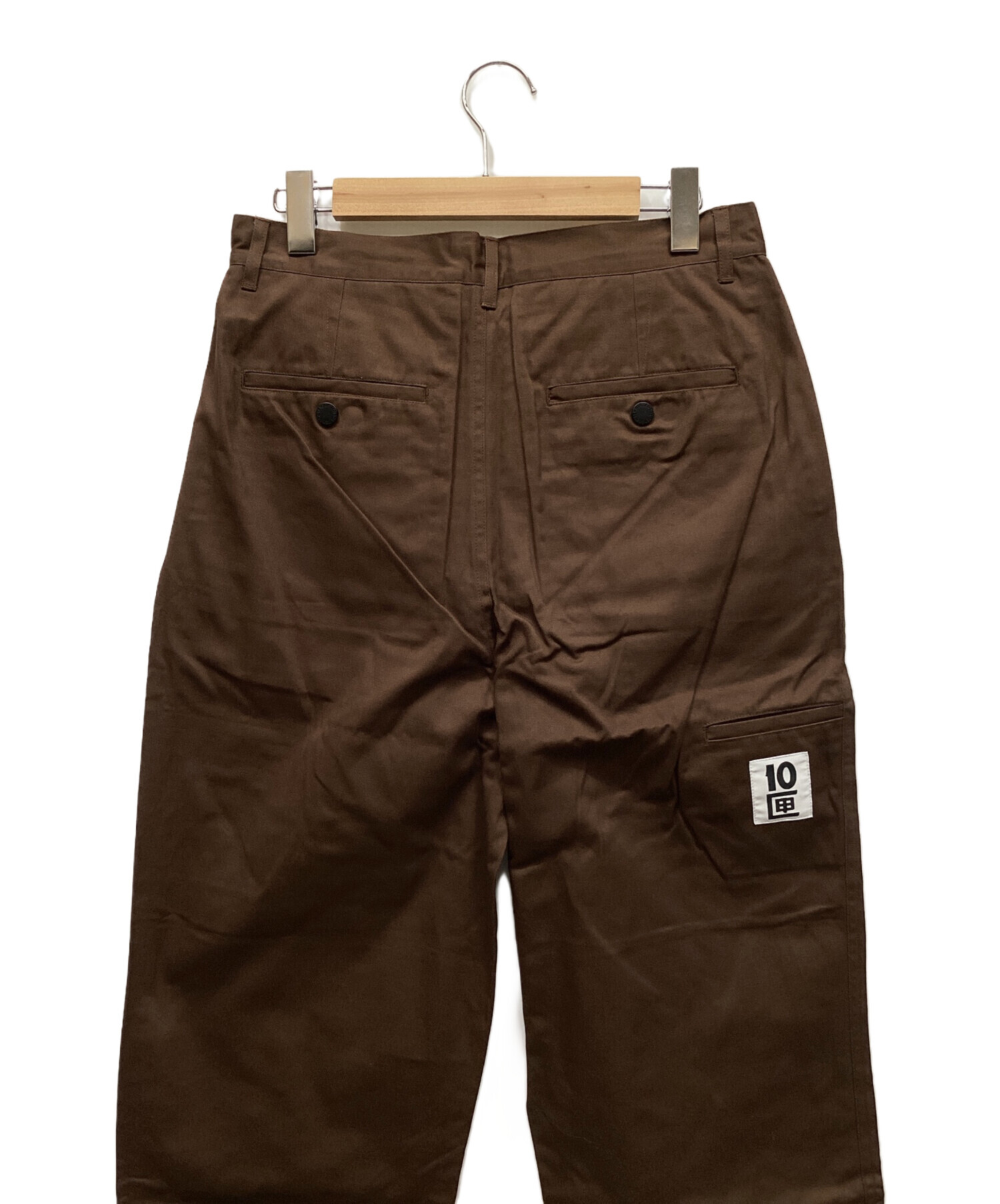 中古・古着通販】TENBOX (テンボックス) Work Pants ブラウン サイズ:L
