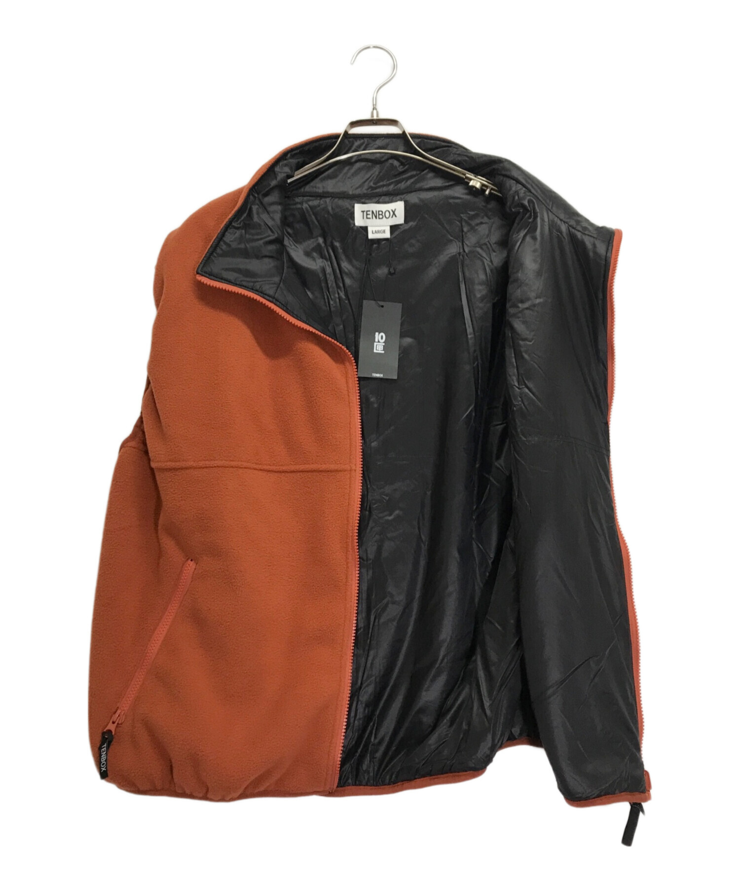 中古・古着通販】TENBOX (テンボックス) Fleece/Nylon Reversible Vest 