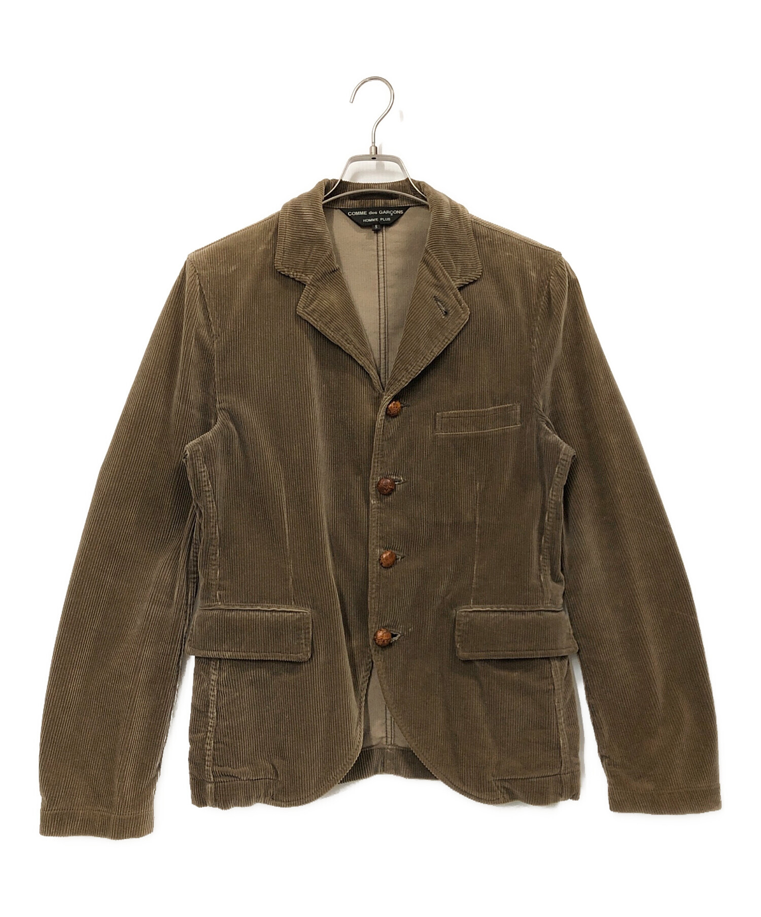 コムデギャルソンオム　ジャケット　コーデュロイ 中古・古着通販】COMME des GARCONS HOMME PLUS (コムデギャルソンオム