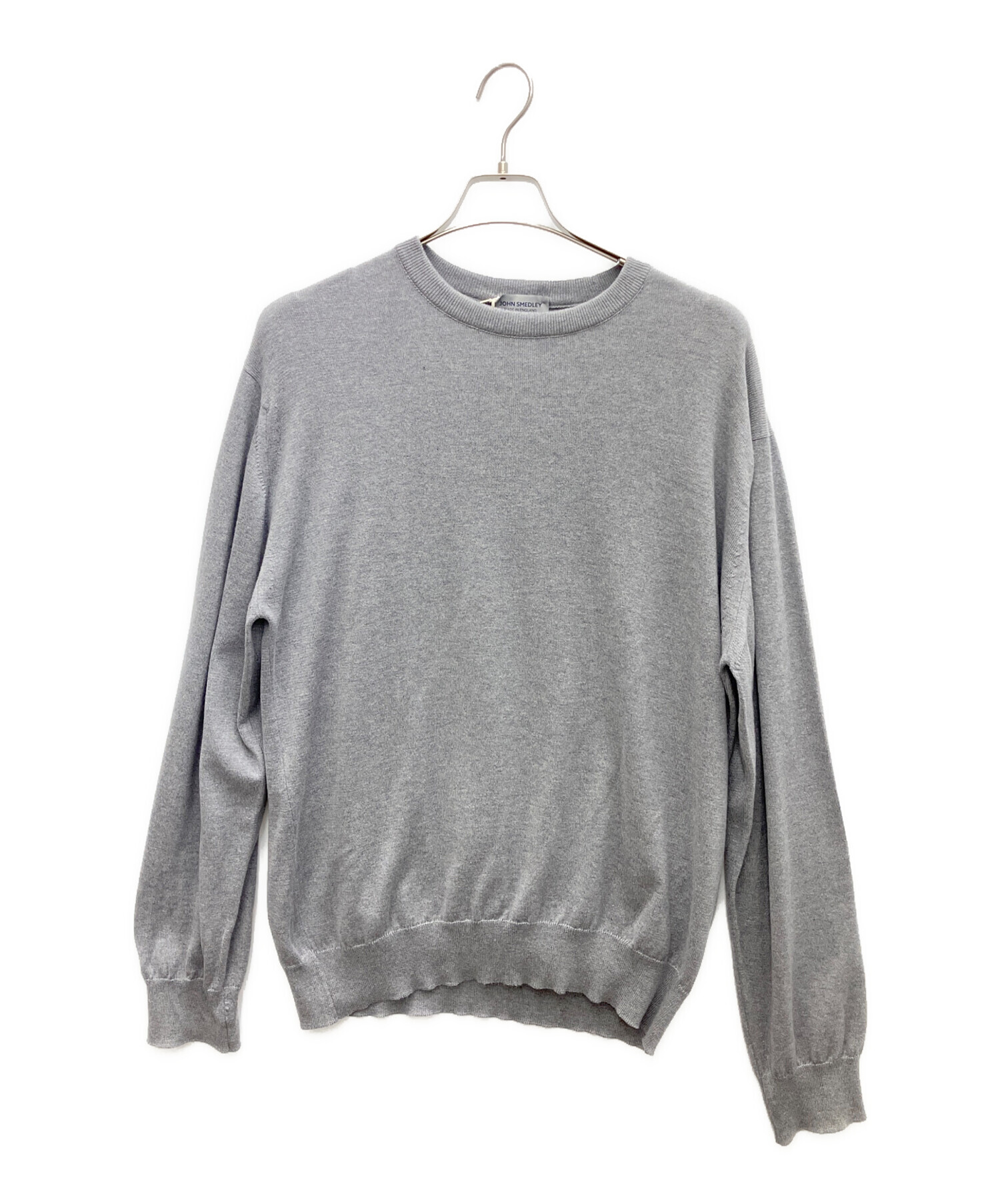 ジョンスメドレー シーアイランドコットン セーター クルー グレー M
