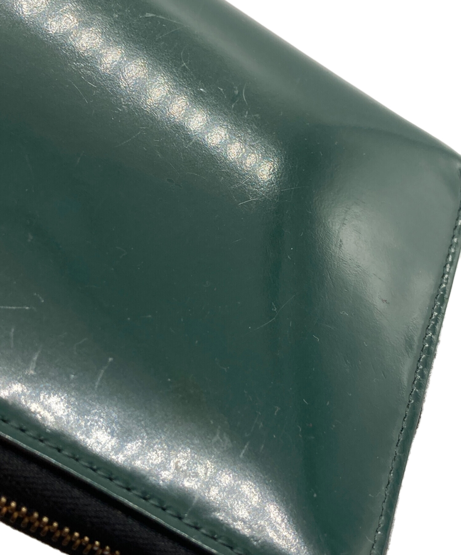 中古・古着通販】CELINE (セリーヌ) 長財布 グリーン｜ブランド・古着