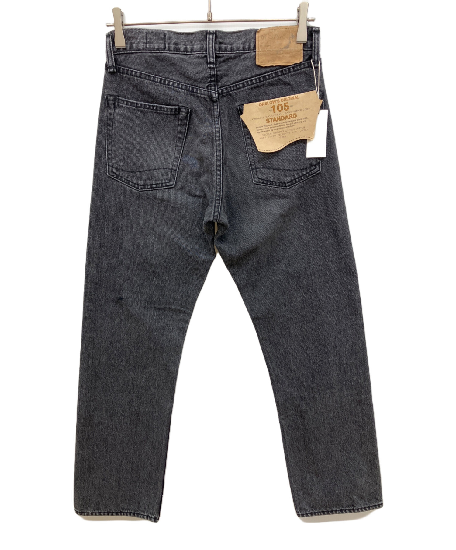 廃盤　オアスロウ　(M) ブラック　デニム　90’s フルレングス　ジーンズ orSlow / 105 90's Black Denim Stone Wash