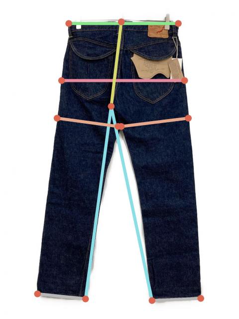 orSlow× デニム インディゴ 中古・古着通販】orSlow (オアスロウ) 10TH DENIM PANTS インディゴ