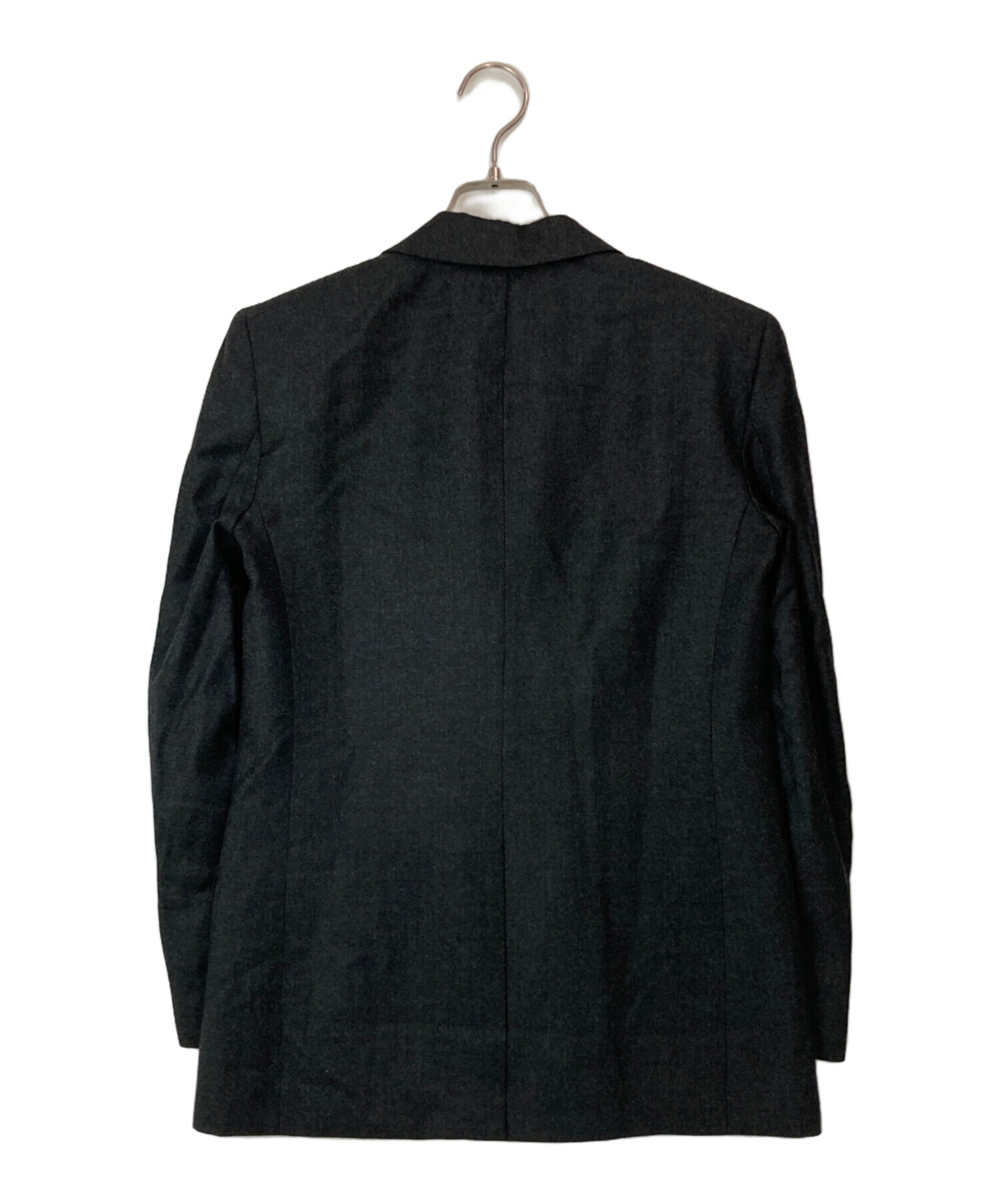 中古・古着通販】theory (セオリー) Sleek Flannel Boxy DB JKT グレー