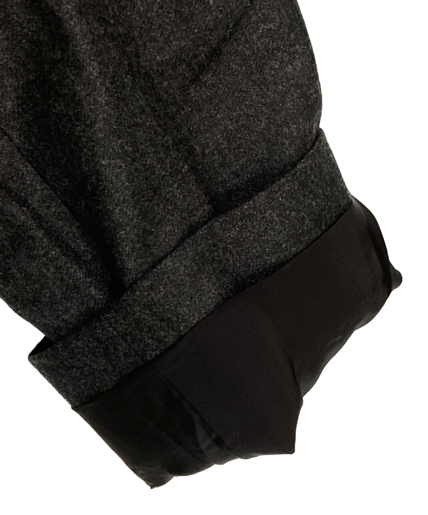 中古・古着通販】theory (セオリー) Sleek Flannel Boxy DB JKT グレー