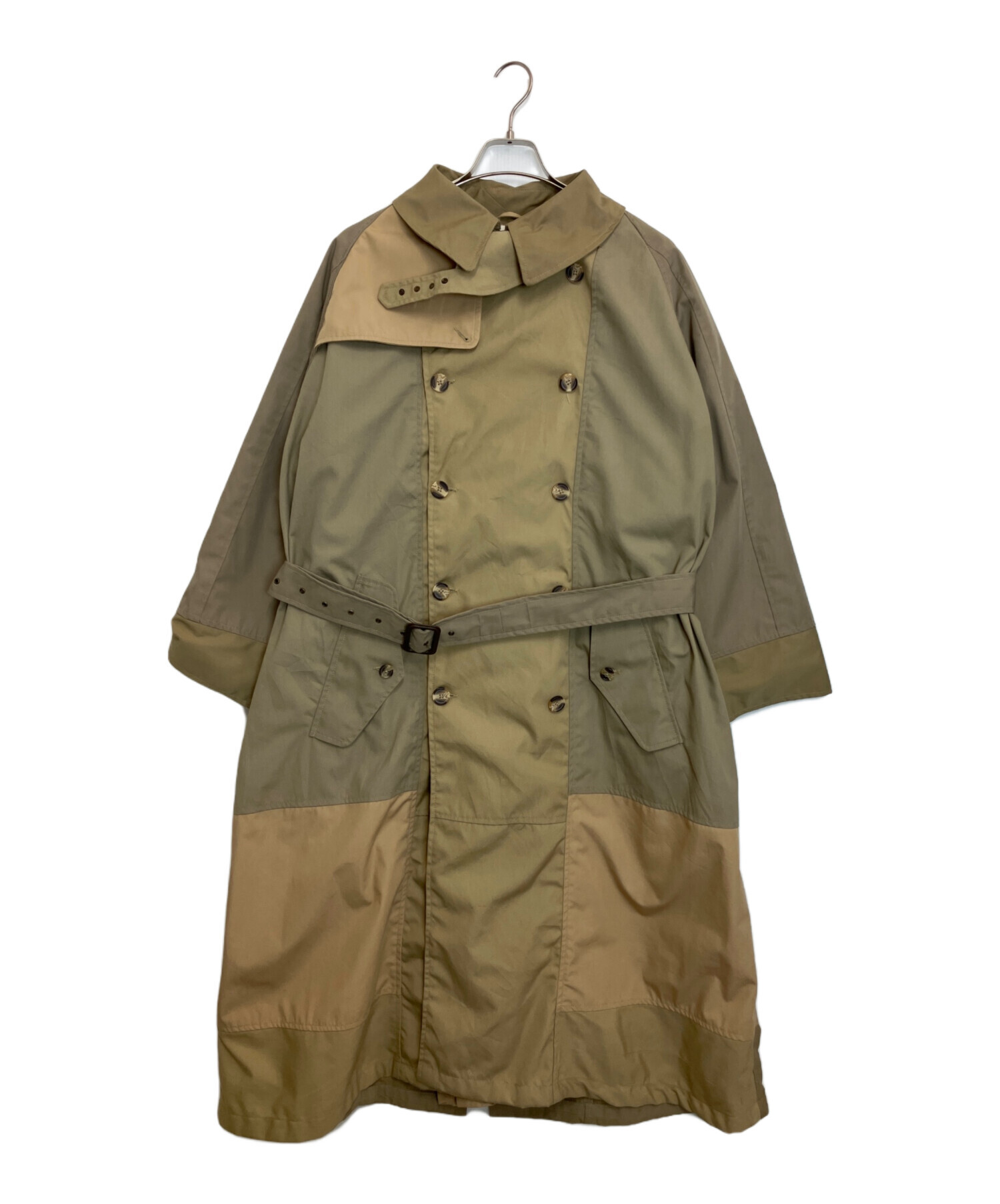 【新品・未使用】ベージュ トレンチコート Lサイズ 中古・古着通販】SEEALL (シーオール) トレンチコート ベージュ サイズ