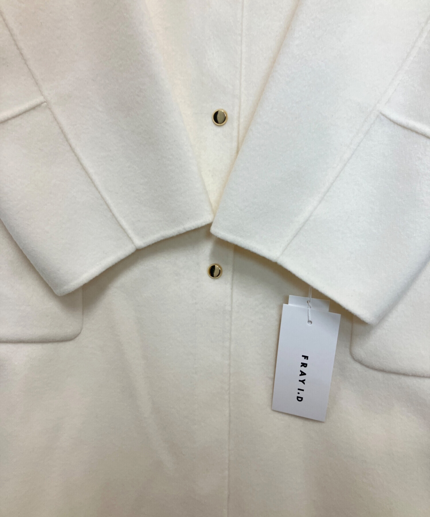 中古・古着通販】FRAY ID (フレイ アイディー) super140'sウールリバー