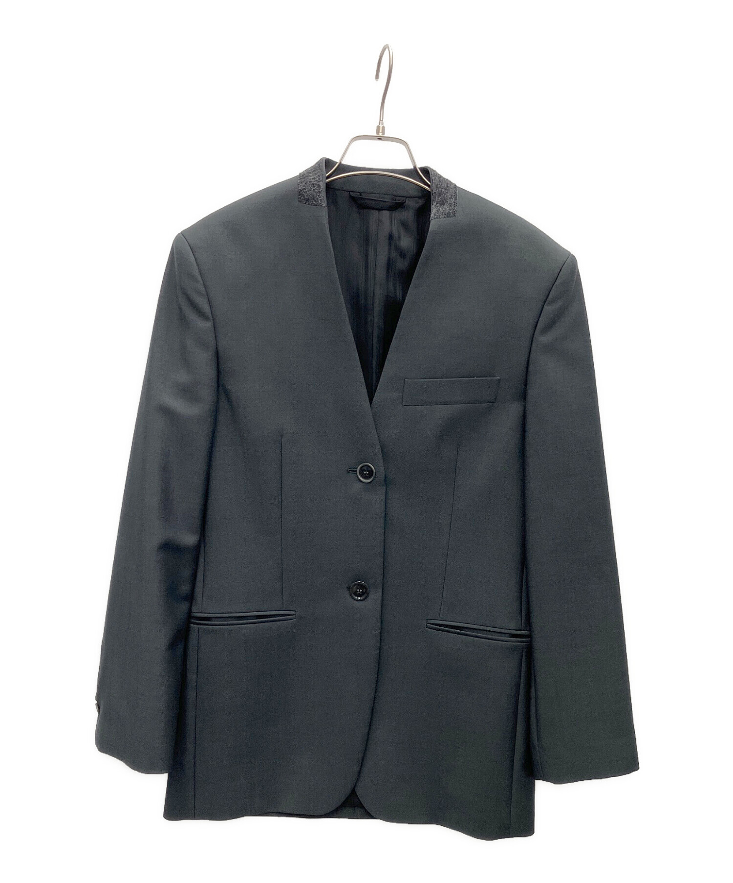 Acne Studios グレー ジャケット 中古・古着通販】ACNE STUDIOS (アクネ ストゥディオス) ノーカラー