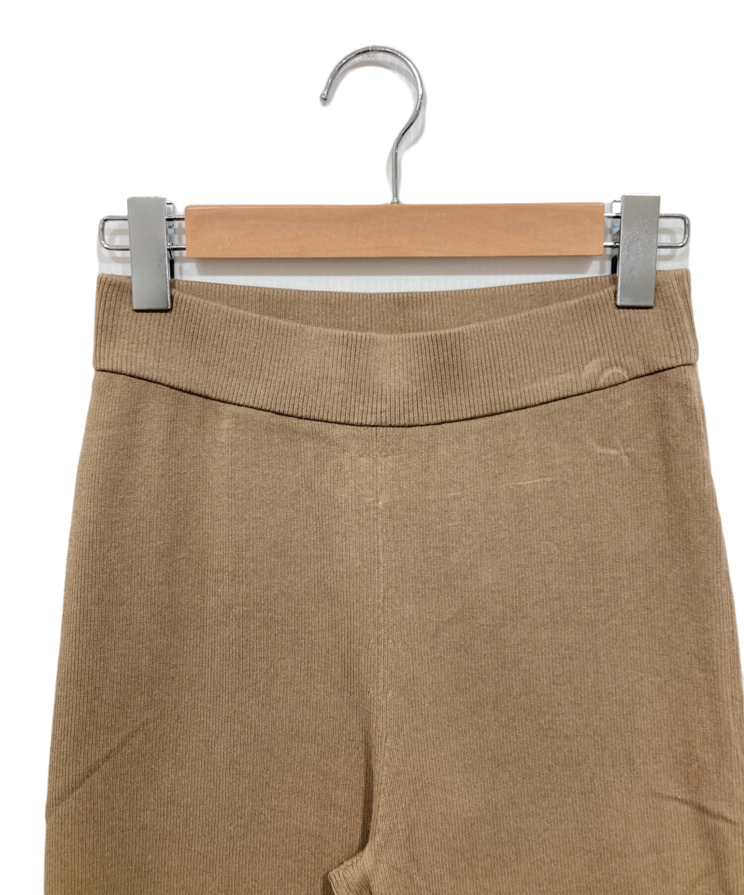 【専用♡】MUSE de Deuxieme Classeリブ編み パンツベージュ 中古・古着通販】MUSE de Deuxieme Classe (ミューズ ドゥーズィエム