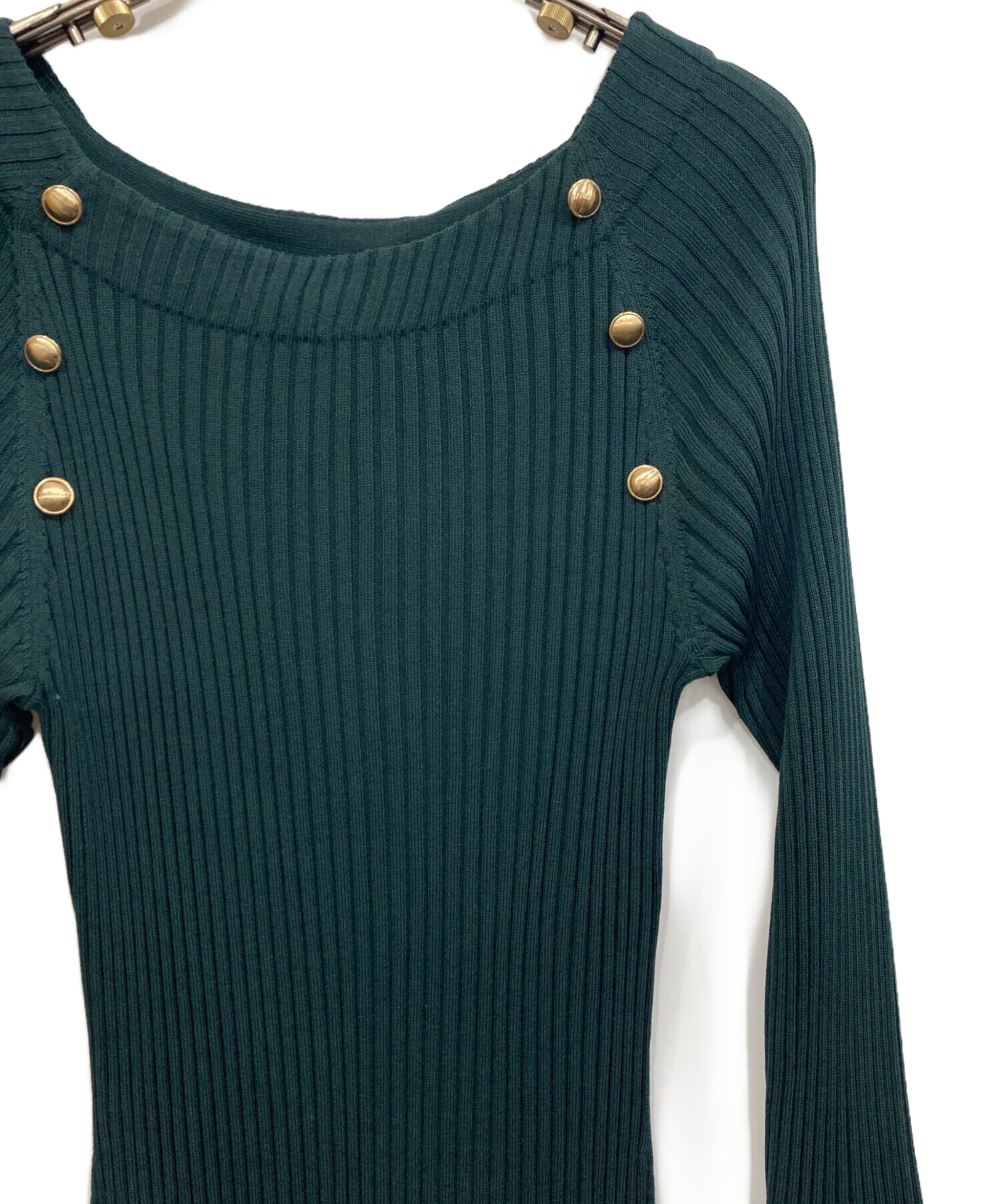 中古・古着通販】HER LIP TO (ハーリップトゥ) Navona Ribbed Knit