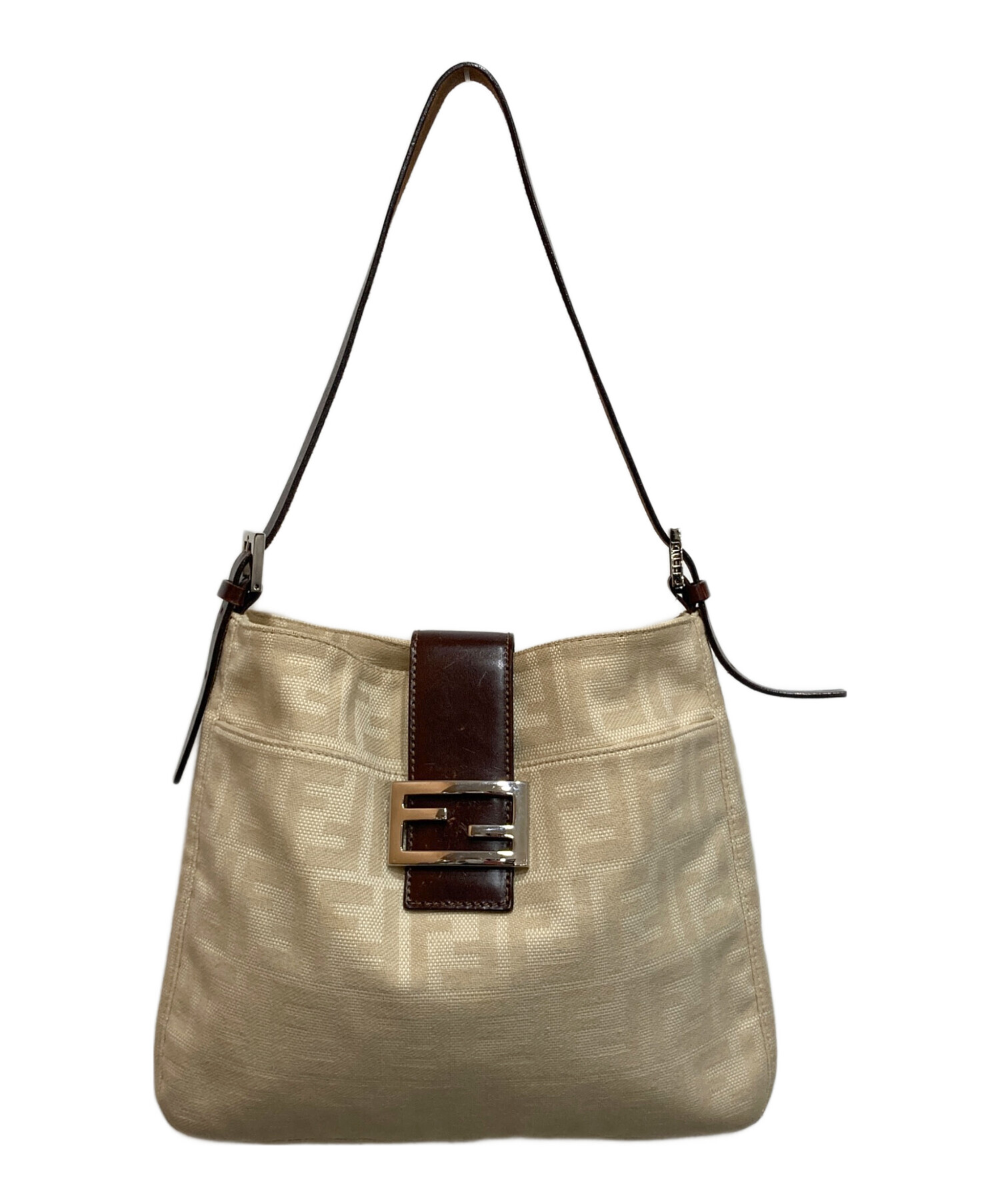 中古・古着通販】FENDI (フェンディ) ワンショルダーバッグ ベージュ 