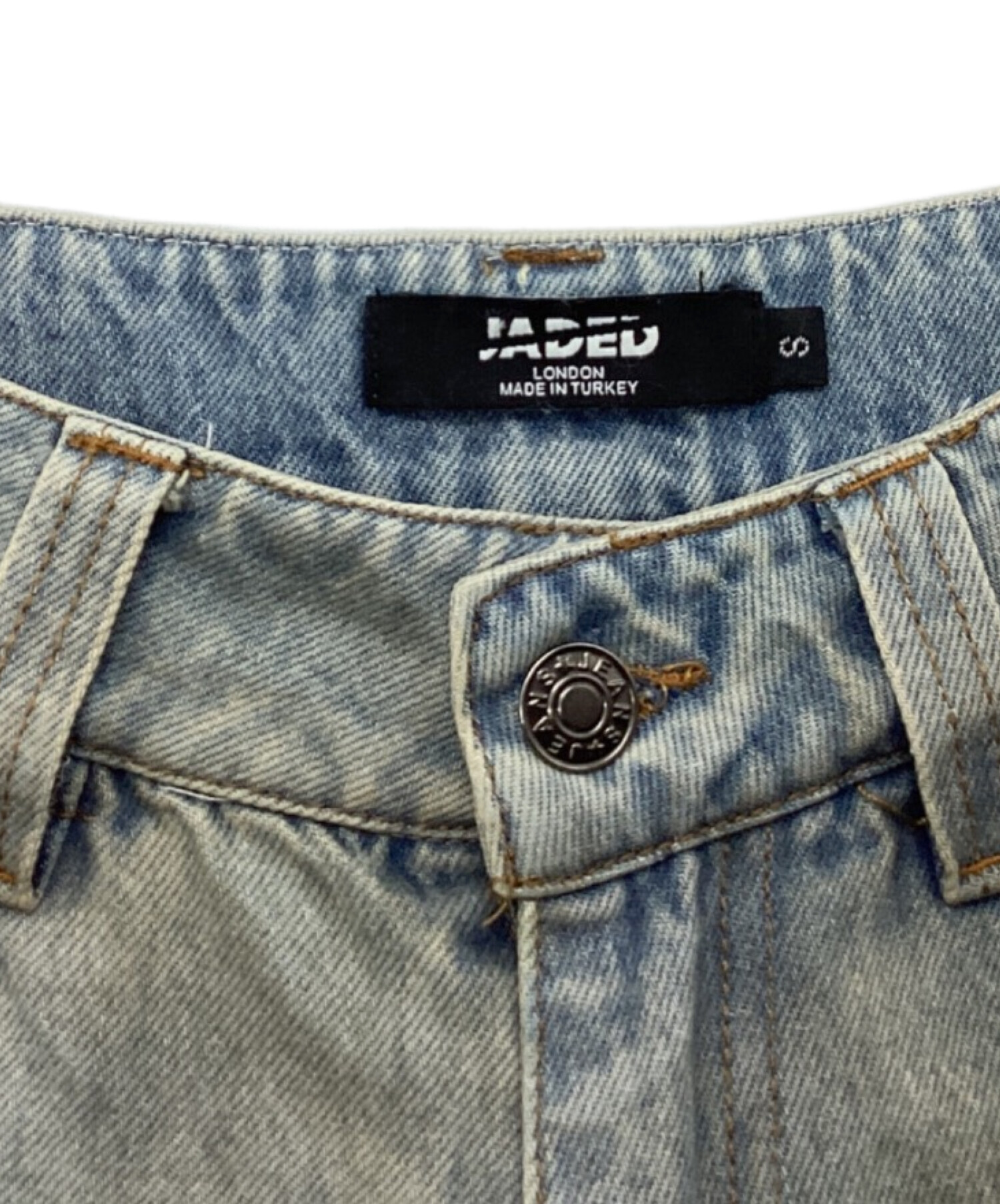 JADED LONDON ハーフパンツ w32最終値下げです 新色☆Jaded☆JUMBO デニムショートパンツ【英国発】2色 (JADED LONDON