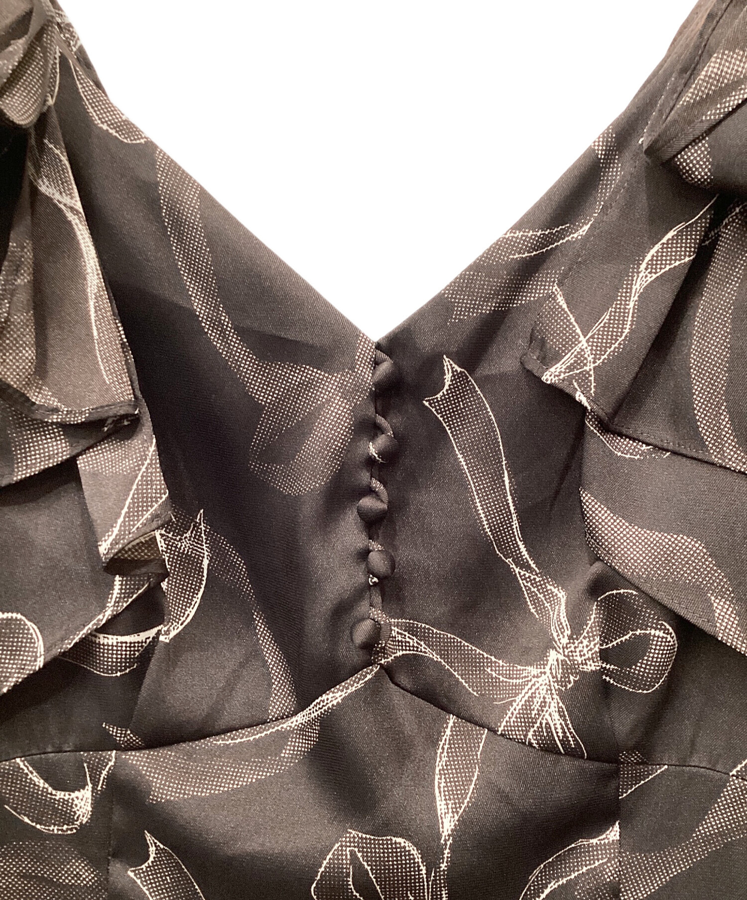 中古・古着通販】Snidel (スナイデル) リボンスリーブデザイン