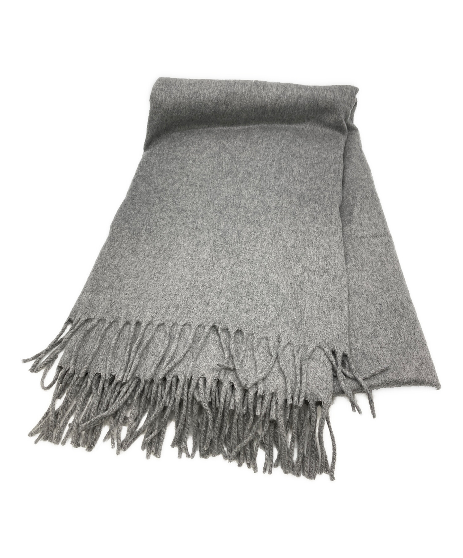 中古・古着通販】CERVINO (セルビノ) カシミヤ大判ストール グレー